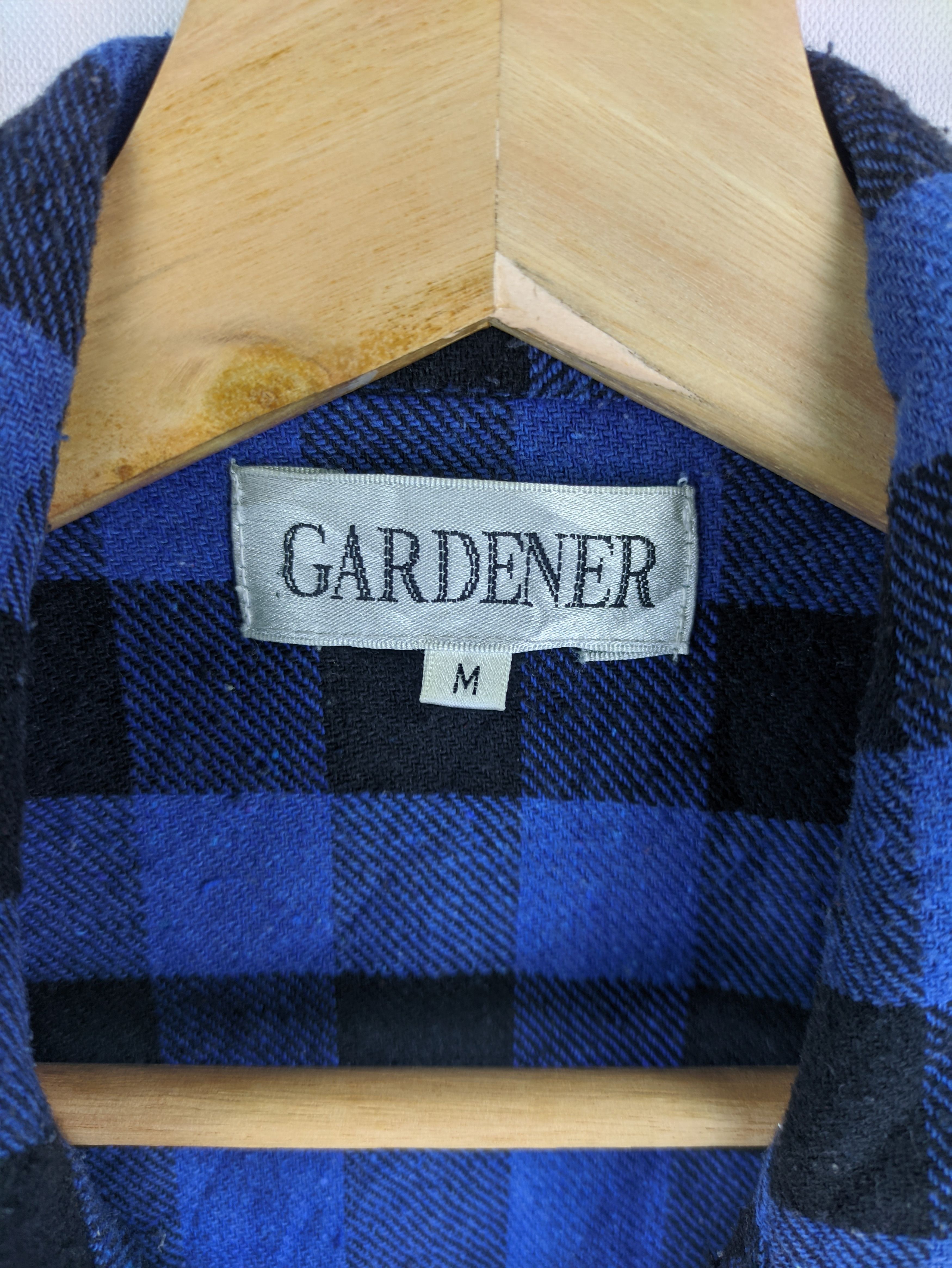 Flannel × Japanese Brand Steals🔥Vintage Flannel Checkered Plaid by Gardener Size US M / EU 48-50 / 2 - 3 Thumbnail