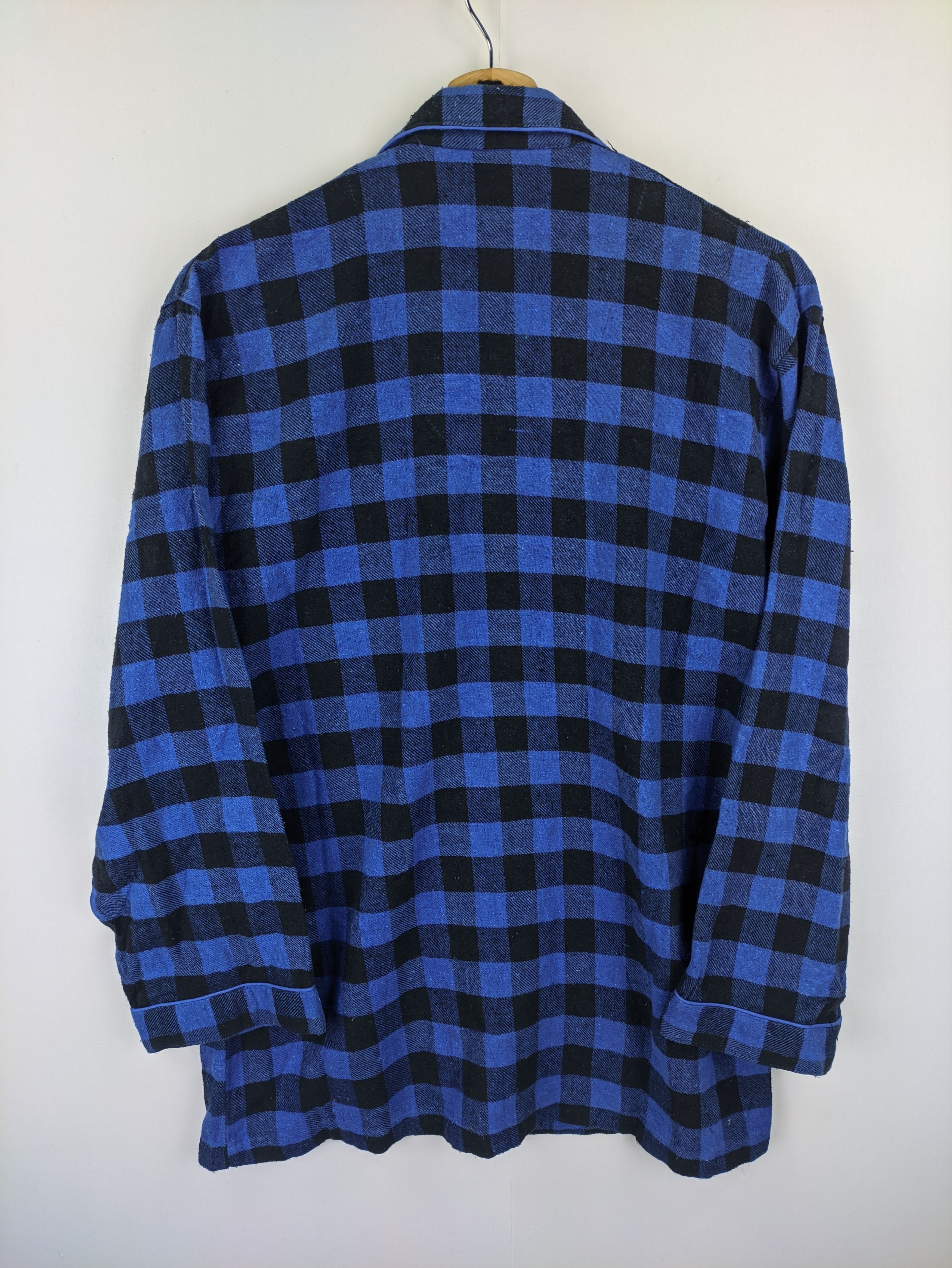 Flannel × Japanese Brand Steals🔥Vintage Flannel Checkered Plaid by Gardener Size US M / EU 48-50 / 2 - 2 Thumbnail