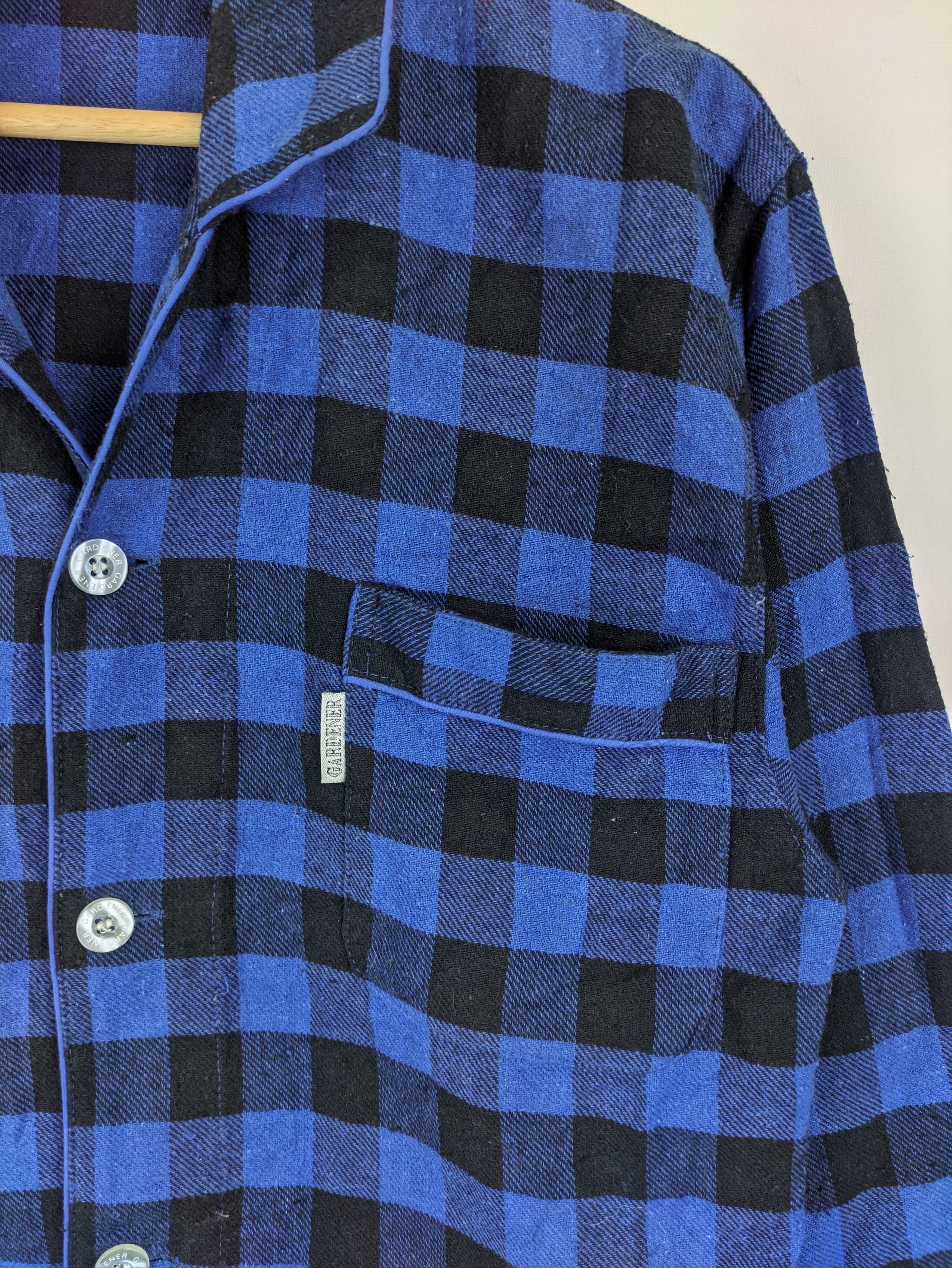 Flannel × Japanese Brand Steals🔥Vintage Flannel Checkered Plaid by Gardener Size US M / EU 48-50 / 2 - 6 Thumbnail