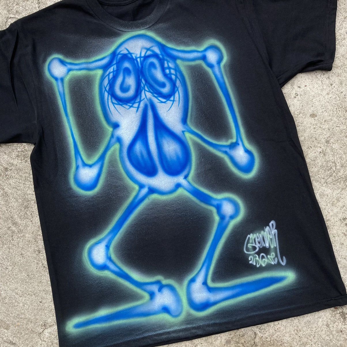 Vintage Custom Tshirt Size US XL / EU 56 / 4 - 2 Thumbnail