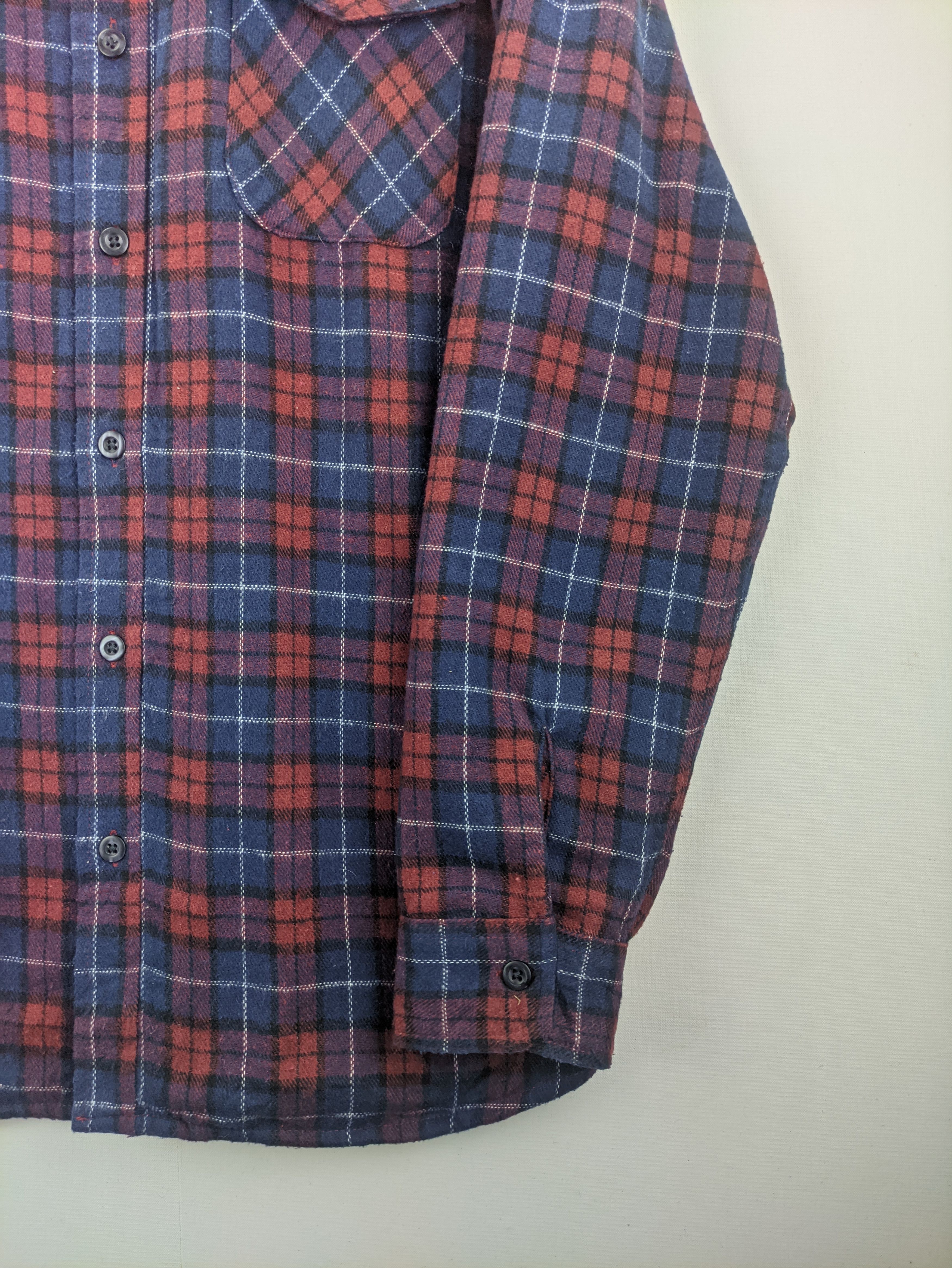 Flannel × Japanese Brand Steals🔥Flannel Jacket Checkered Velvet Liner Size US M / EU 48-50 / 2 - 5 Thumbnail