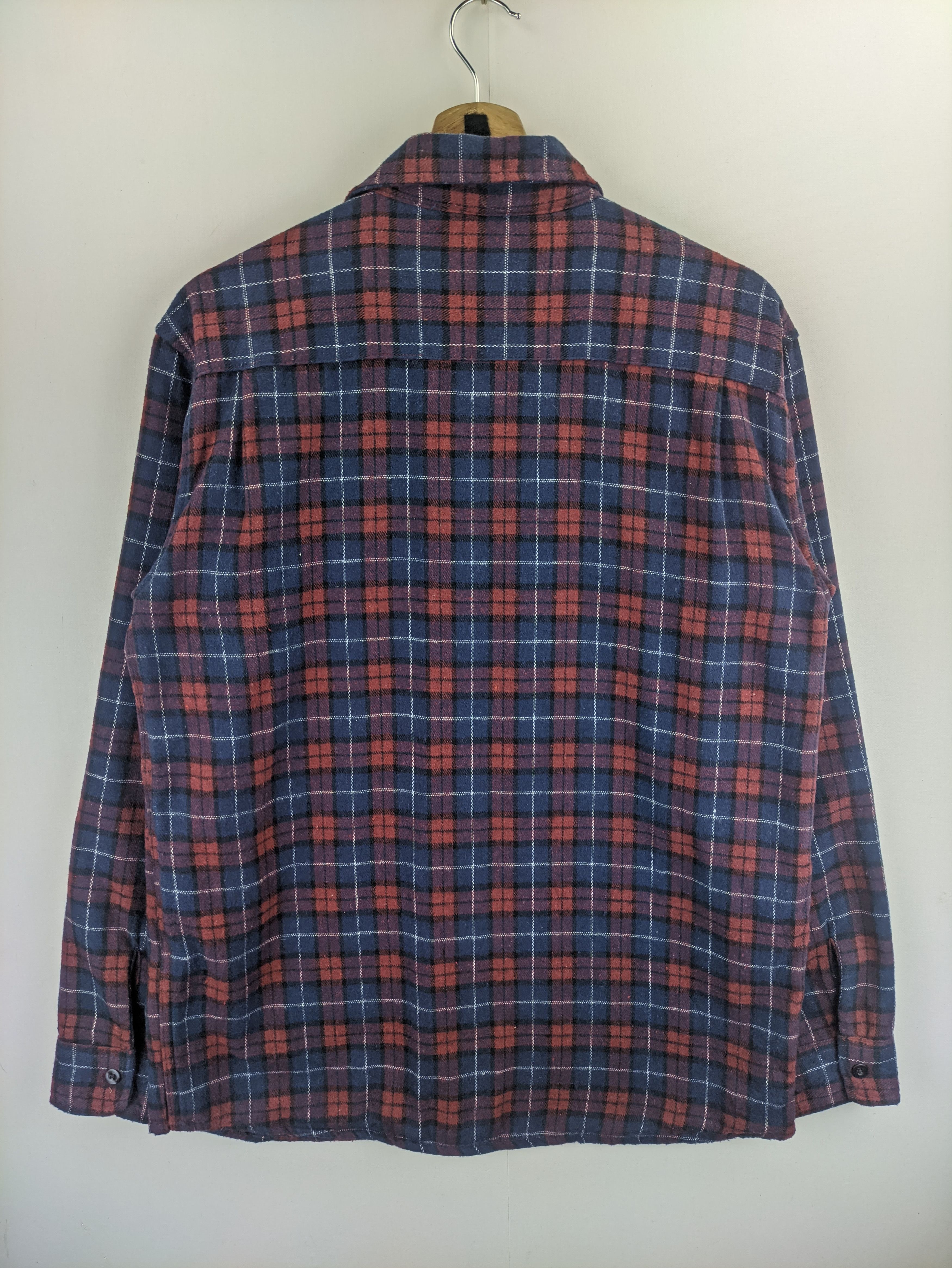 Flannel × Japanese Brand Steals🔥Flannel Jacket Checkered Velvet Liner Size US M / EU 48-50 / 2 - 2 Thumbnail
