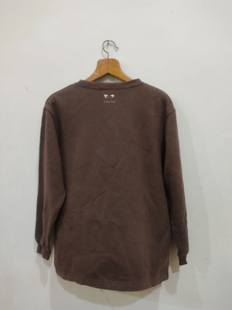 Japanese Brand × Vintage Vintage Cotton Paris Sweatshirt Size US L / EU 52-54 / 3 - 4 Thumbnail