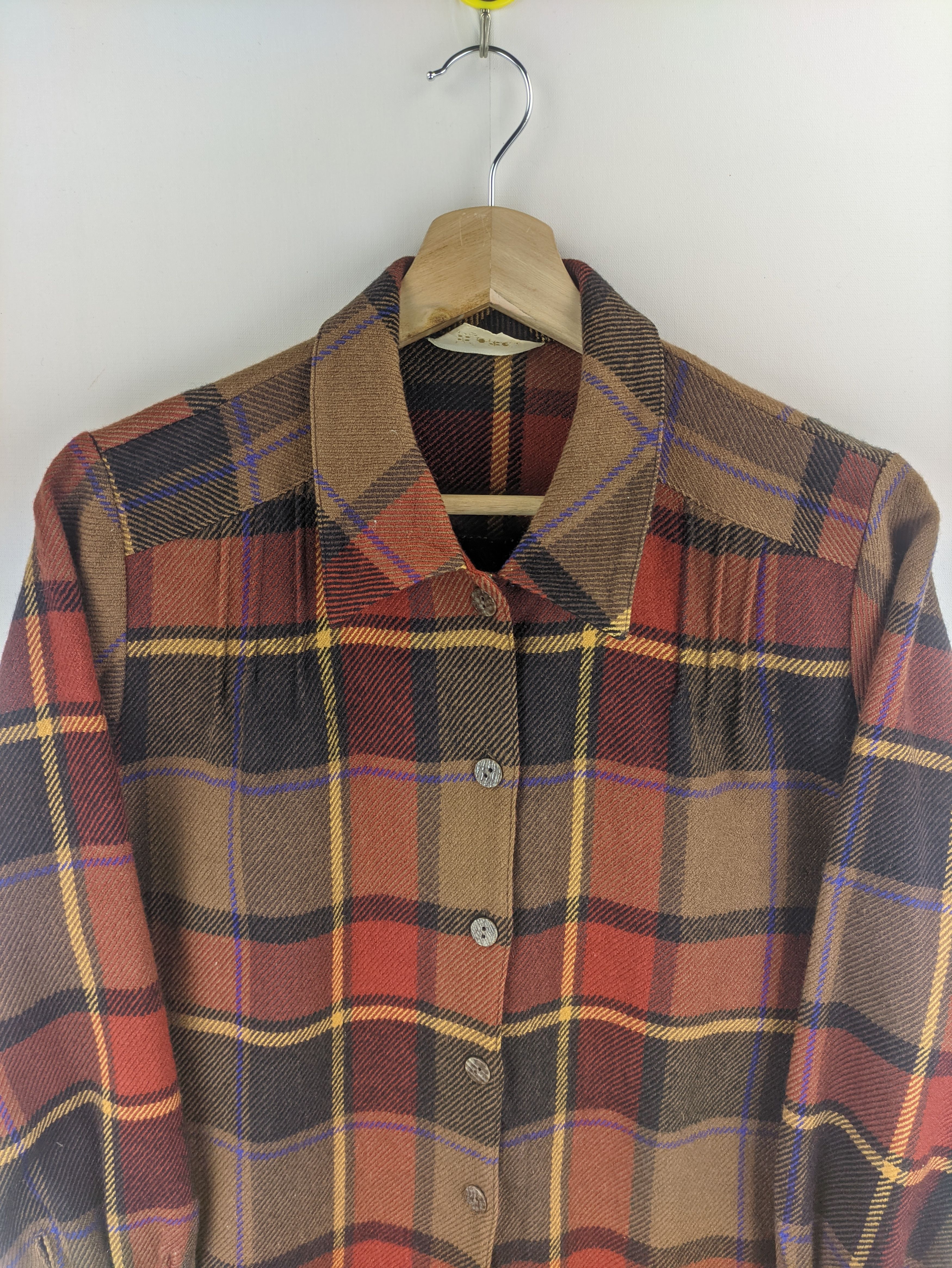 Flannel Steals🔥Flannel Plaid Checkered by Belloregia Size M / US 6-8 / IT 42-44 - 6 Thumbnail