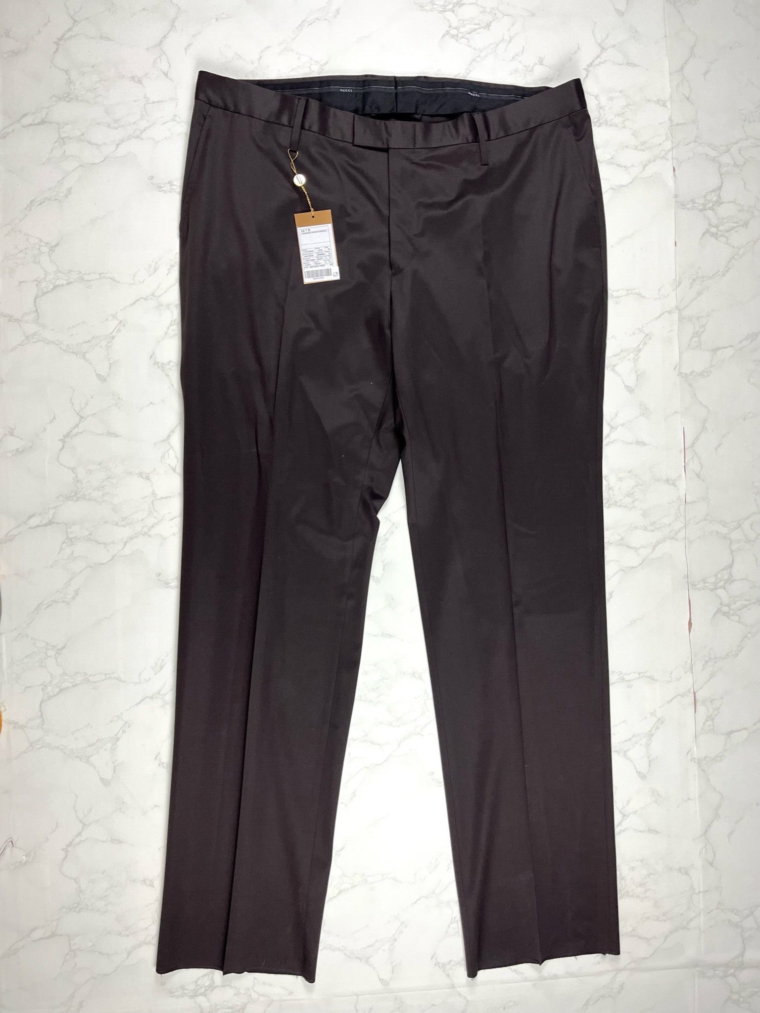Gucci 🔥70% OFF🔥 [SALE] Gucci Chocolate Formal Wool Trousers Size US 42 / EU 58 - 1 Thumbnail