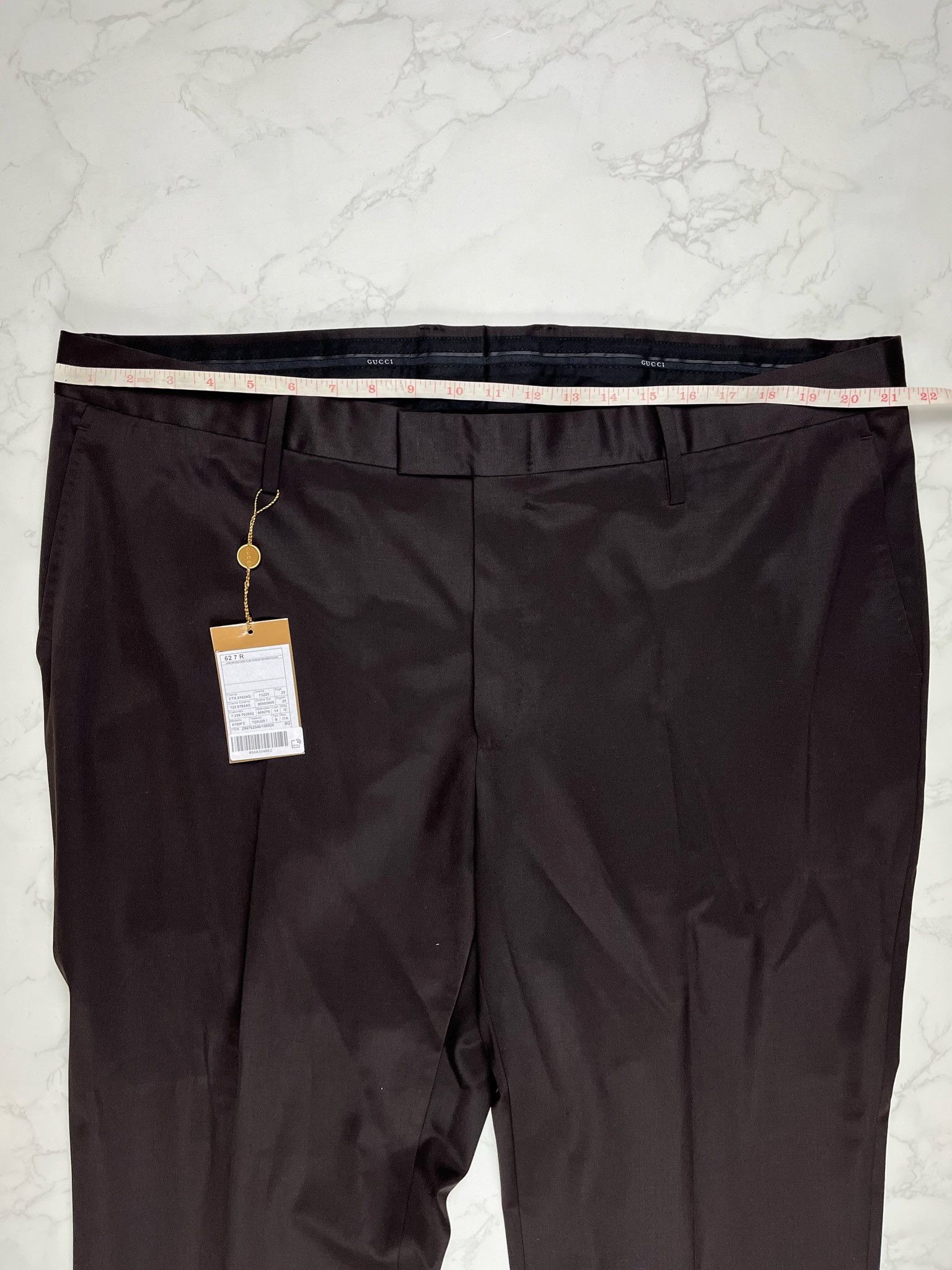 Gucci 🔥70% OFF🔥 [SALE] Gucci Chocolate Formal Wool Trousers Size US 42 / EU 58 - 2 Thumbnail