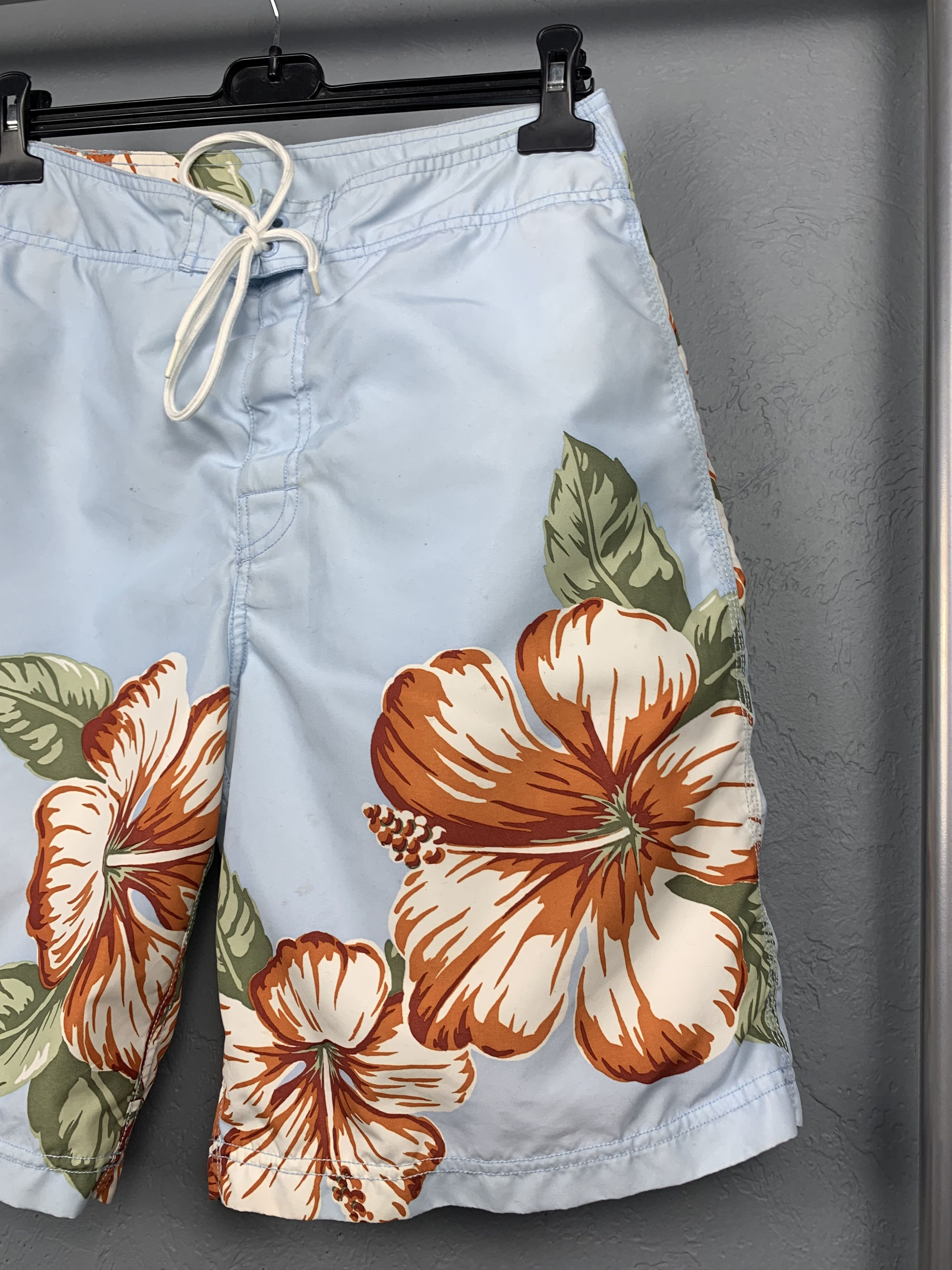 Nautica Nautica Vintage Nylon Mens Shorts Y2K Floral Print Size US 30 / EU 46 - 2 Thumbnail