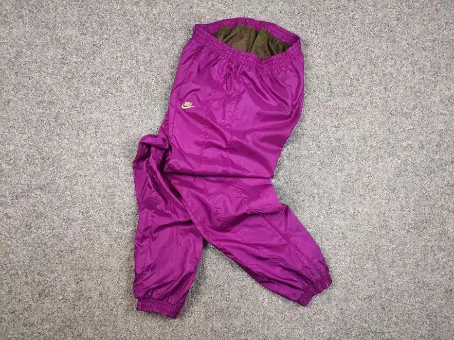 Nike Vintage 90's Nike Nylon Track Pants Drill y2k gorpcore Size US 32 / EU 48 - 6 Thumbnail
