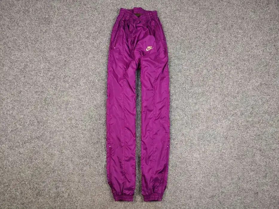 Nike Vintage 90's Nike Nylon Track Pants Drill y2k gorpcore Size US 32 / EU 48 - 1 Thumbnail
