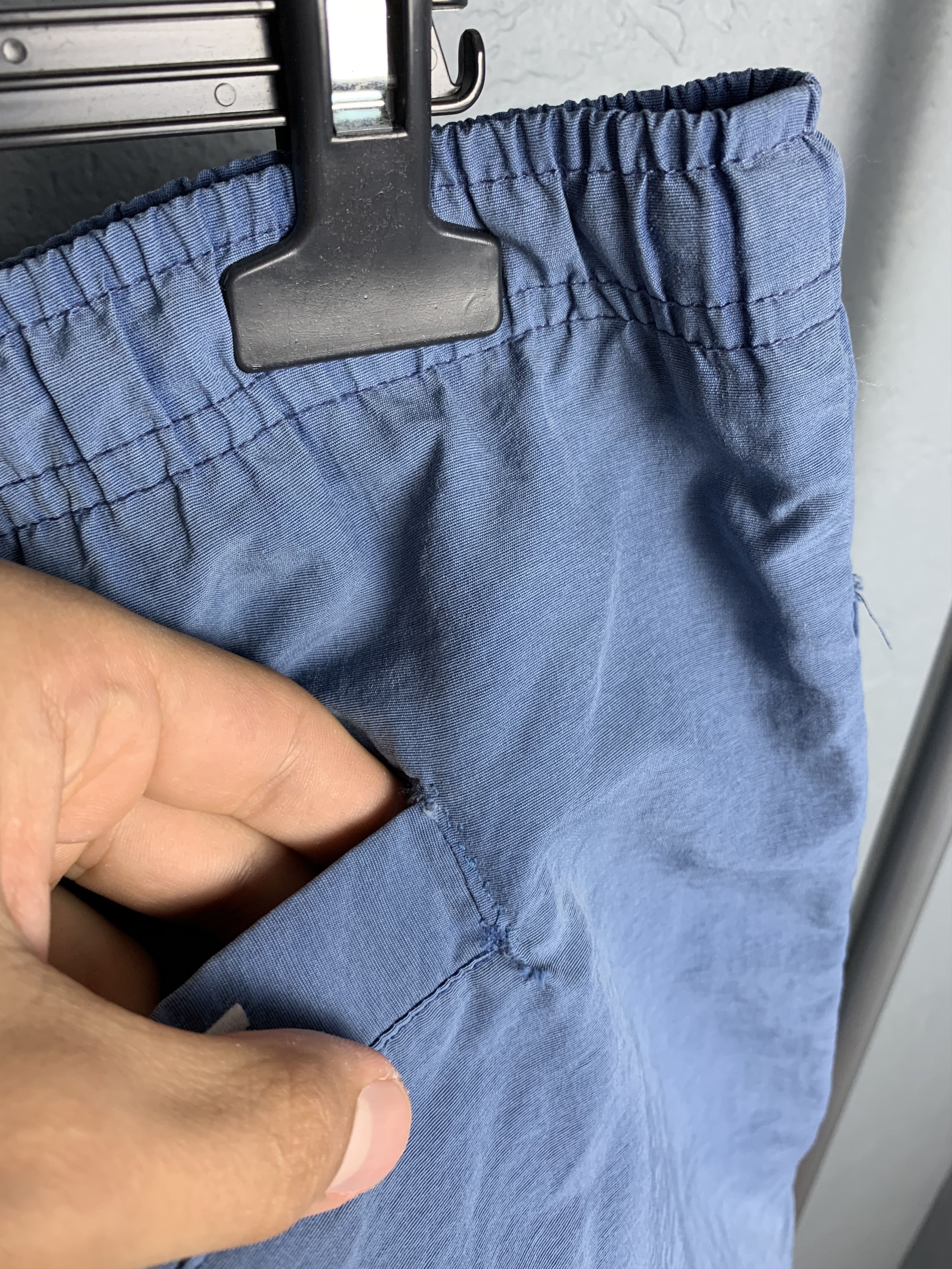 Nike × Vintage Nike 90s Vintage Sun Faded Mens Nylon Shorts Swoosh Size US 34 / EU 50 - 7 Thumbnail
