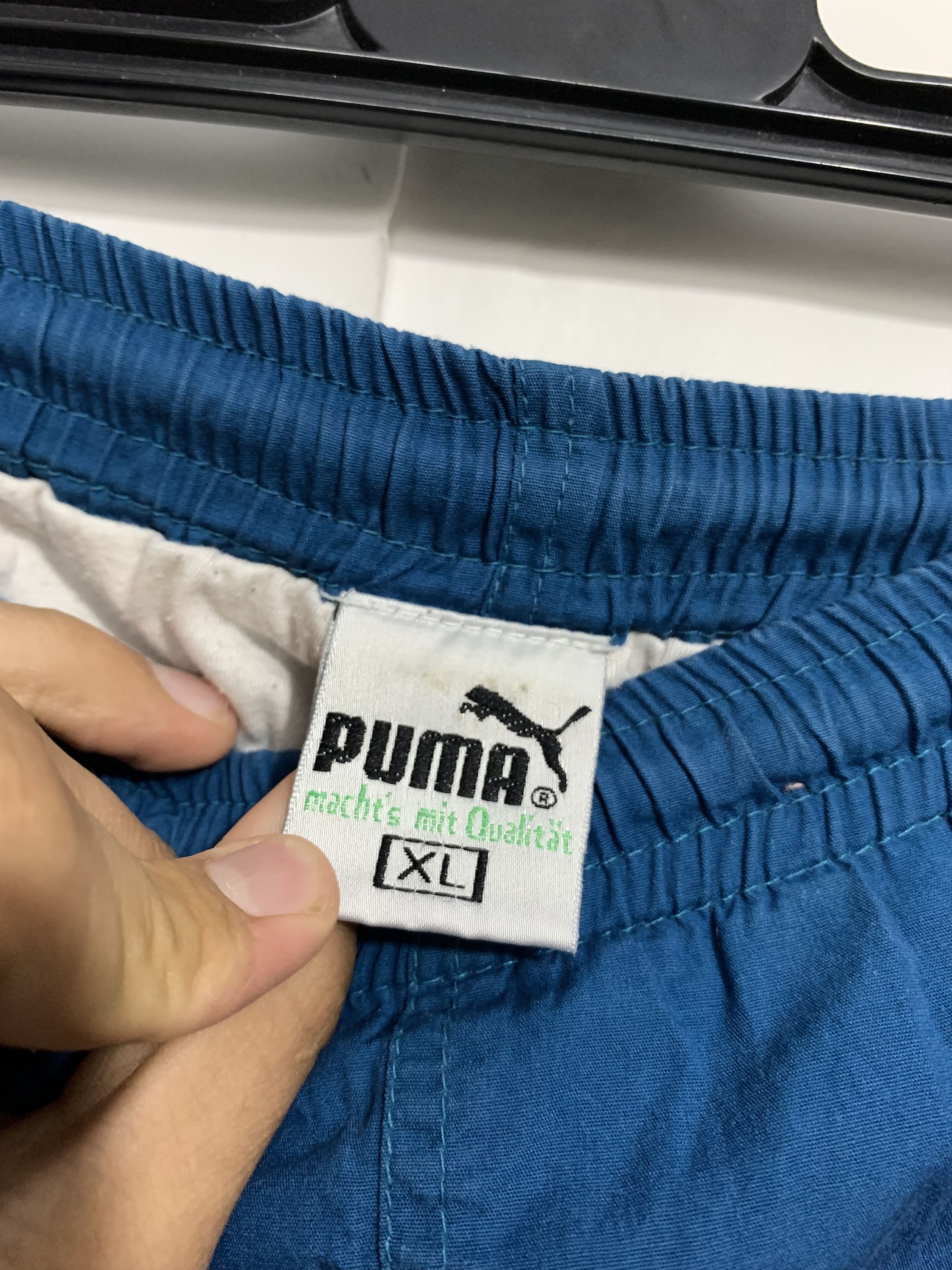 Puma Vintage Puma Mens Nylon Shorts Y2K Size US 36 / EU 52 - 4 Thumbnail