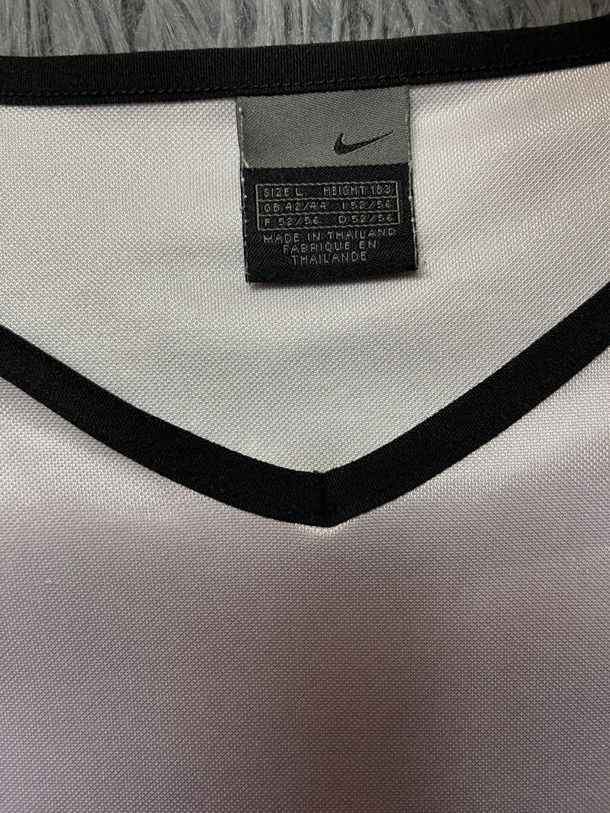 Nike × Vintage Nike Y2K vintage silver metallic t-shirt Size US L / EU 52-54 / 3 - 5 Thumbnail