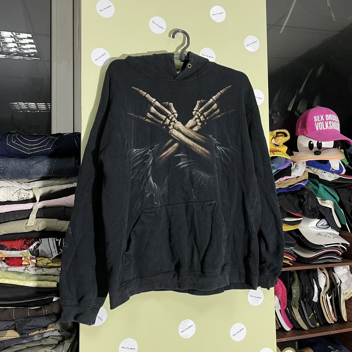 Band Tees Vintage 666 Y2K Skulls Dead Face Horror Tee Rock Streetwear Size US M / EU 48-50 / 2 - 2 Thumbnail