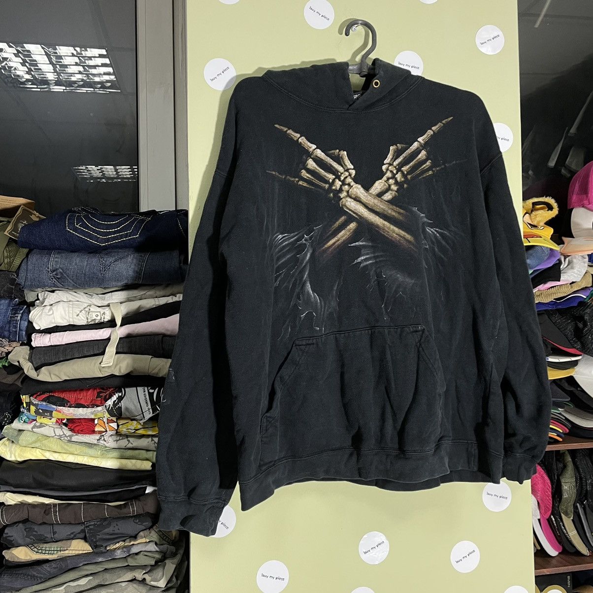 Band Tees Vintage 666 Y2K Skulls Dead Face Horror Tee Rock Streetwear Size US M / EU 48-50 / 2 - 3 Thumbnail