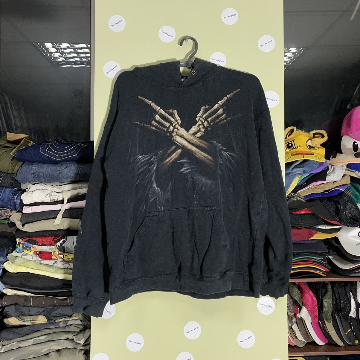 Band Tees Vintage 666 Y2K Skulls Dead Face Horror Tee Rock Streetwear Size US M / EU 48-50 / 2 - 1 Thumbnail
