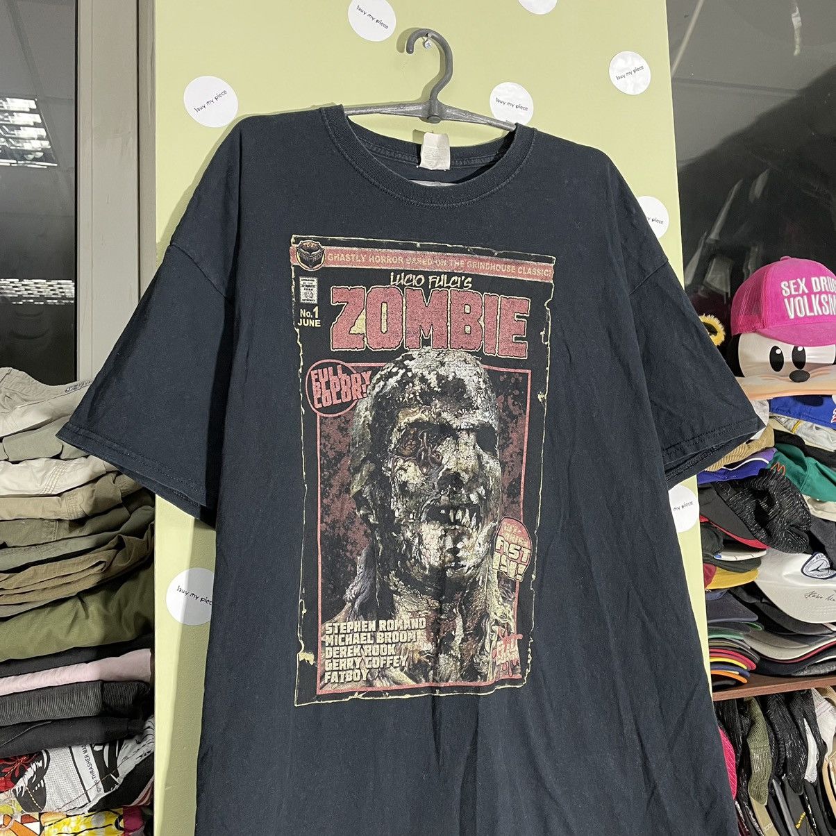 Vintage Vintage Y2K Zombie Graphic Tee Horror Punk Streetwear XXL Size US XXL / EU 58 / 5 - 5 Thumbnail