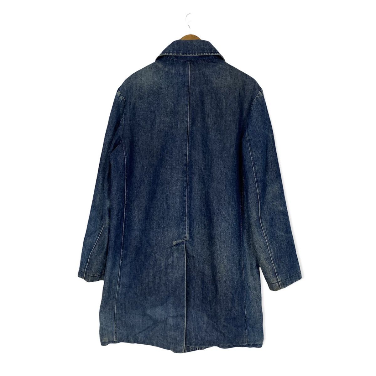 A.P.C. A.P.C DENIM LONG JACKET MADE IN JAPAN Size US M / EU 48-50 / 2 - 2 Thumbnail