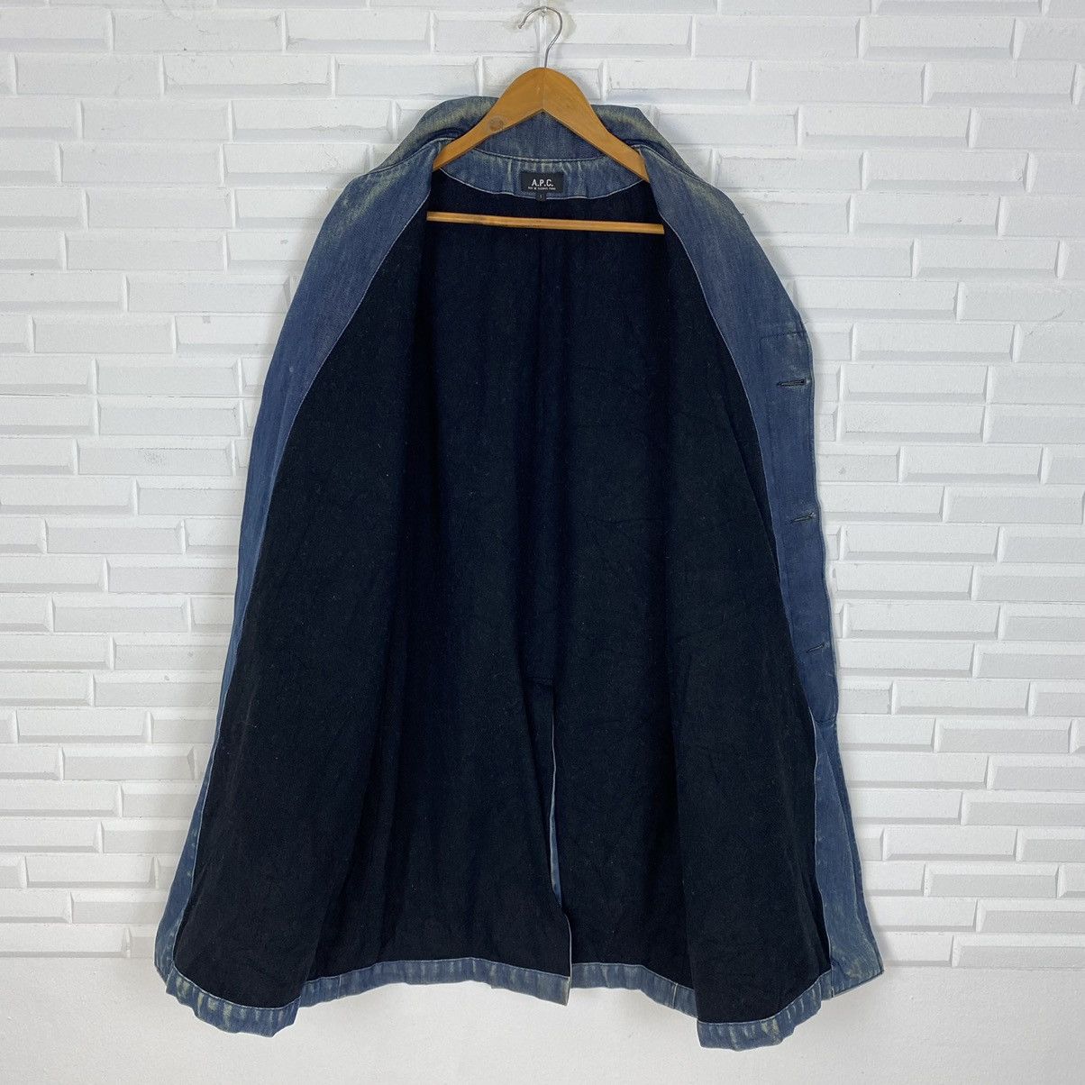 A.P.C. A.P.C DENIM LONG JACKET MADE IN JAPAN Size US M / EU 48-50 / 2 - 15 Thumbnail