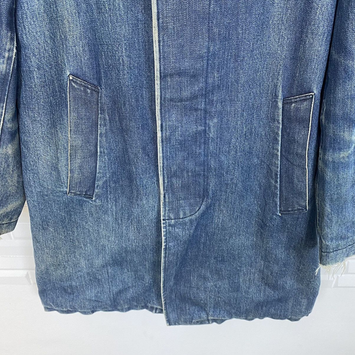A.P.C DENIM LONG JACKET MADE IN JAPAN