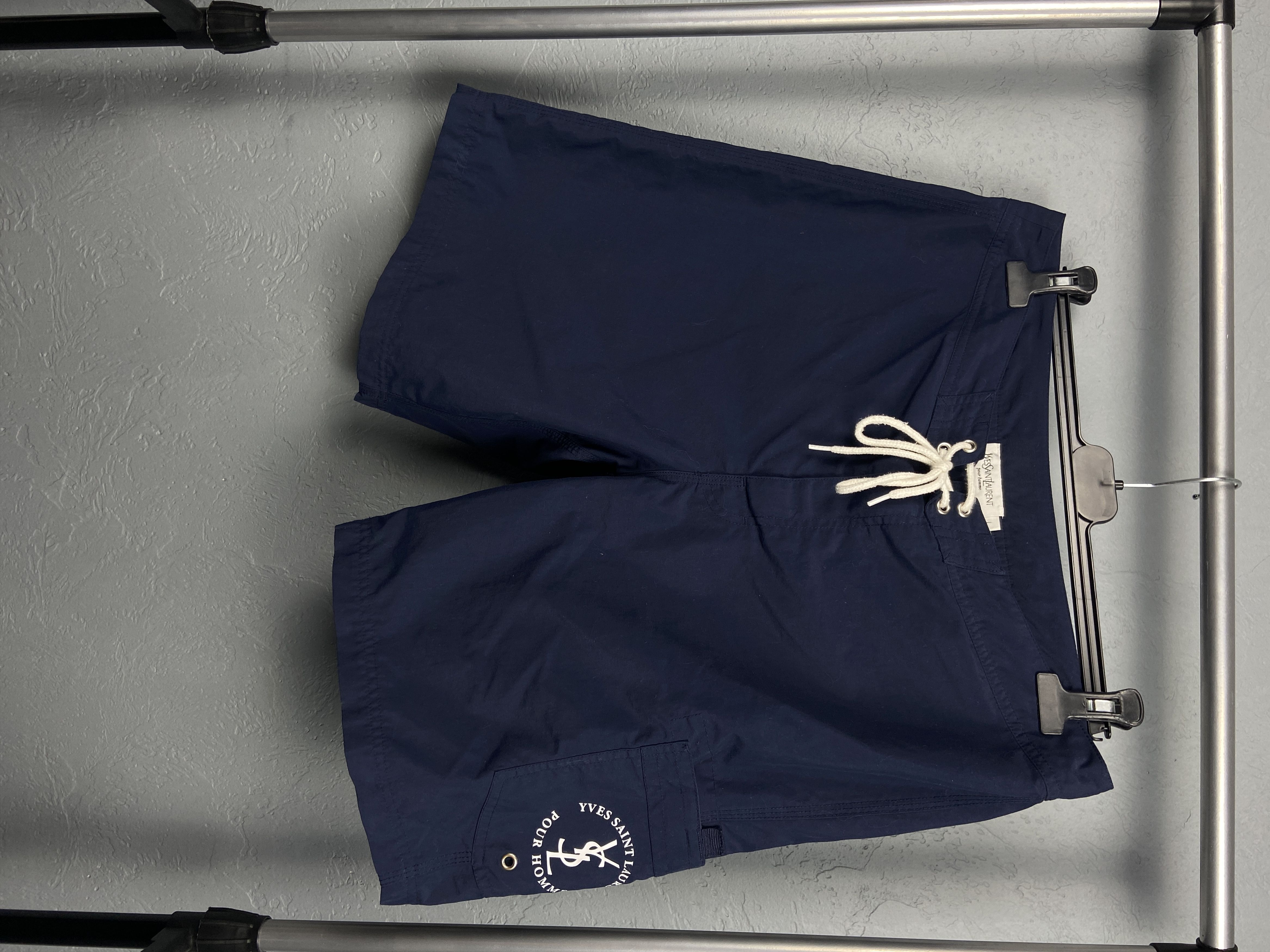 Yves Saint Laurent Yves Saint Laurent YSL Vintage Mens Nylon Shorts Size US 34 / EU 50 - 1 Thumbnail