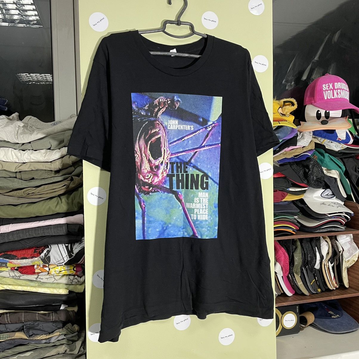 Vintage Y2K Vintage Horror Graphic Tee Black Oversized Goth Punk XL Size US XL / EU 56 / 4 - 2 Thumbnail