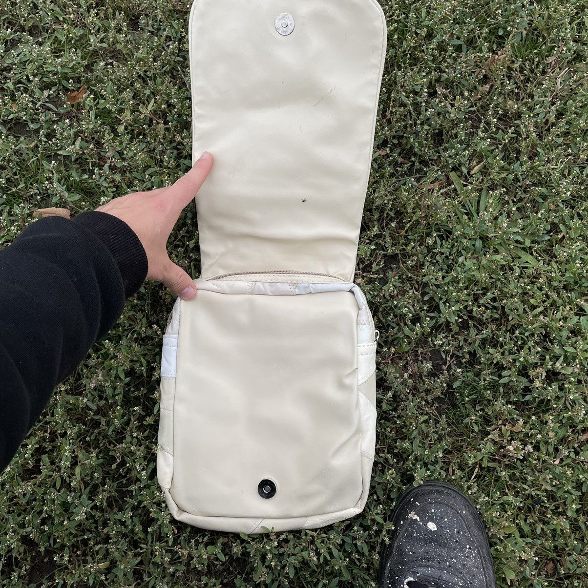 Vintage Y2K Cream Canvas Shoulder Bag Crossbody Streetwear Grunge OS Size ONE SIZE - 7 Thumbnail
