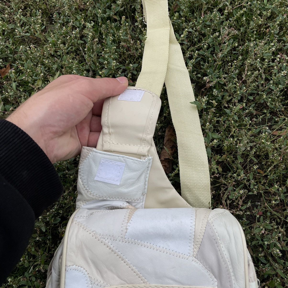 Vintage Y2K Cream Canvas Shoulder Bag Crossbody Streetwear Grunge OS Size ONE SIZE - 2 Thumbnail