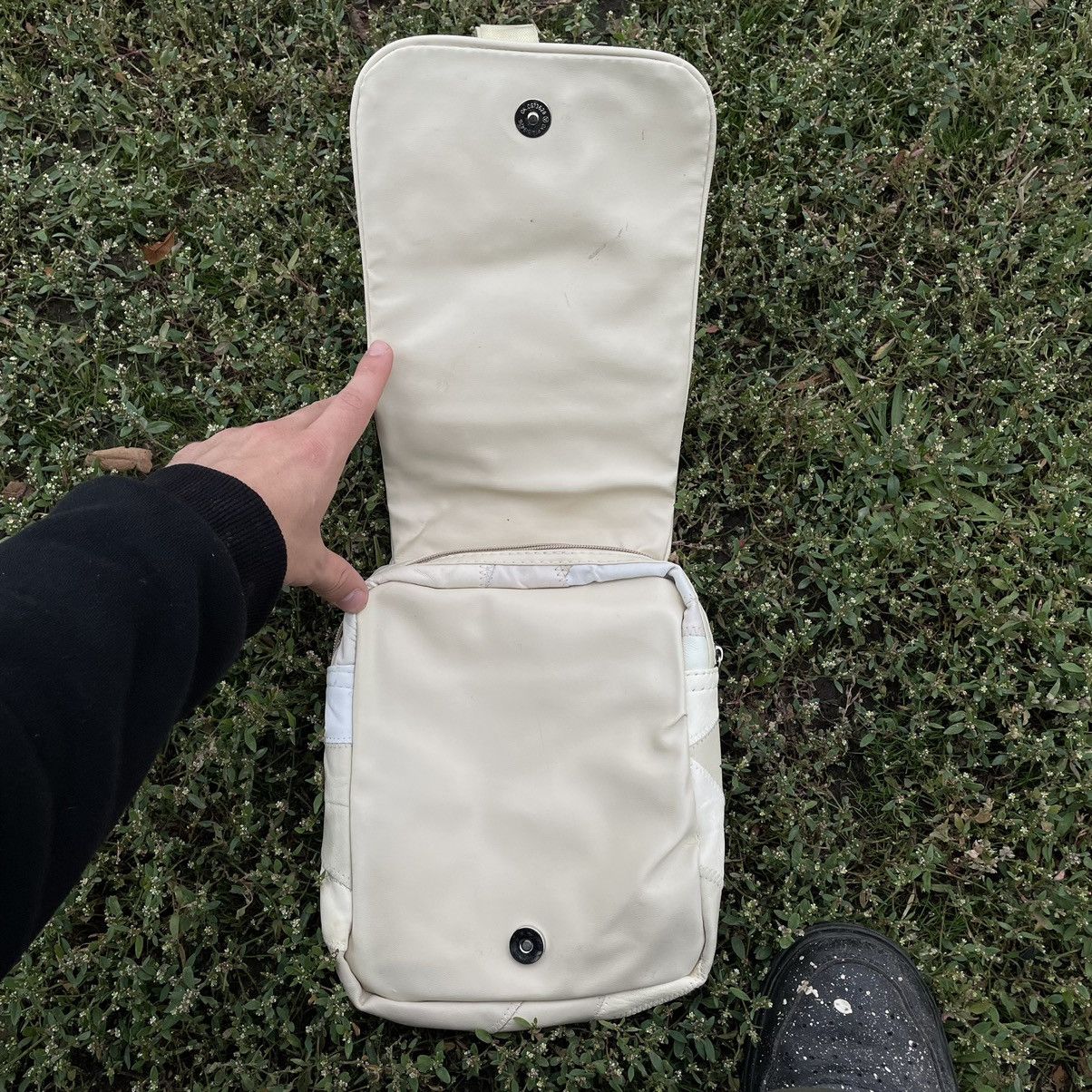 Vintage Y2K Cream Canvas Shoulder Bag Crossbody Streetwear Grunge OS Size ONE SIZE - 8 Thumbnail