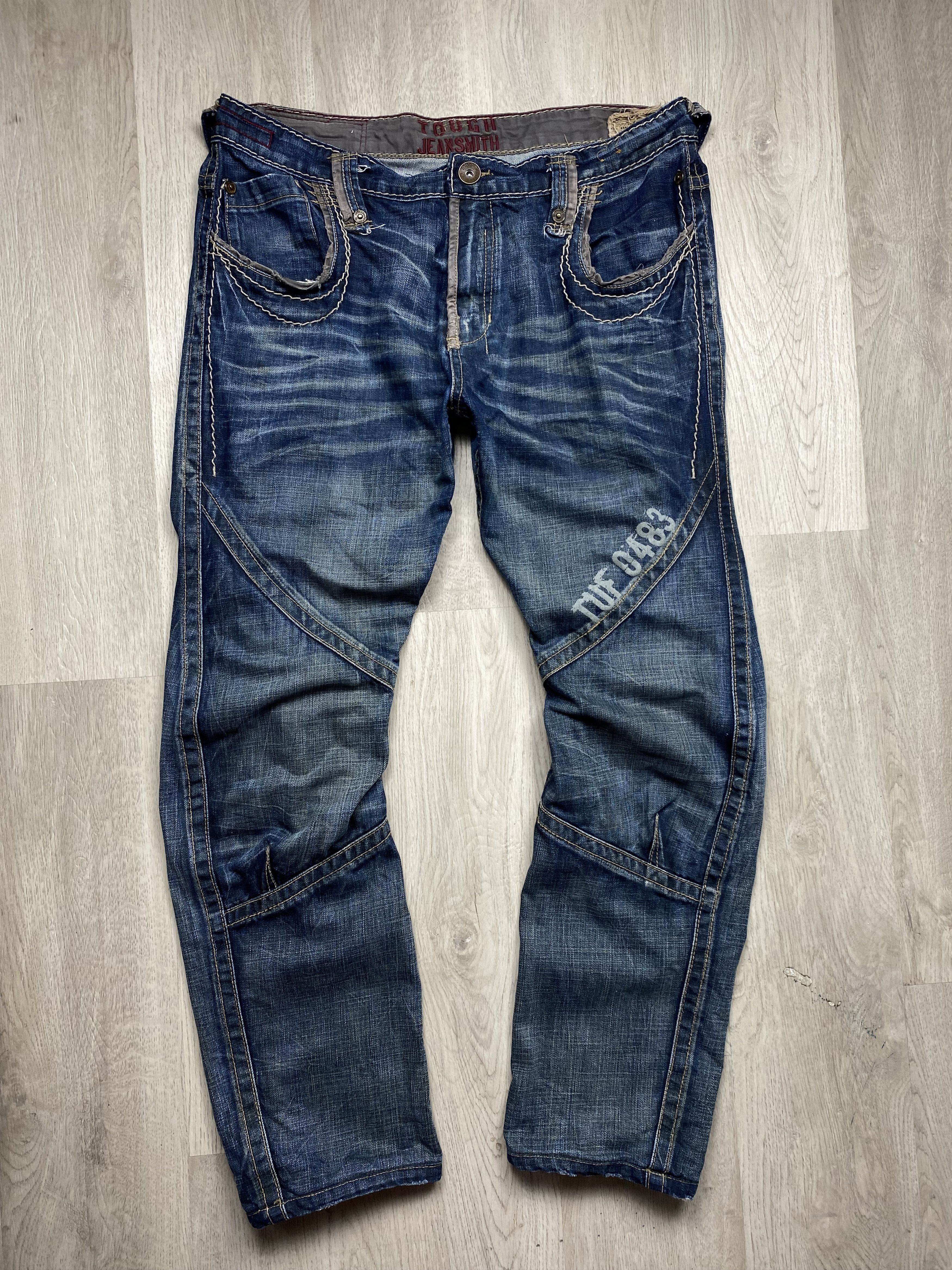 Cowboy Equipment Tough Denim Cowboy’s Denim Pants Jeans Double Knee Size US 38 / EU 54 - 3 Thumbnail