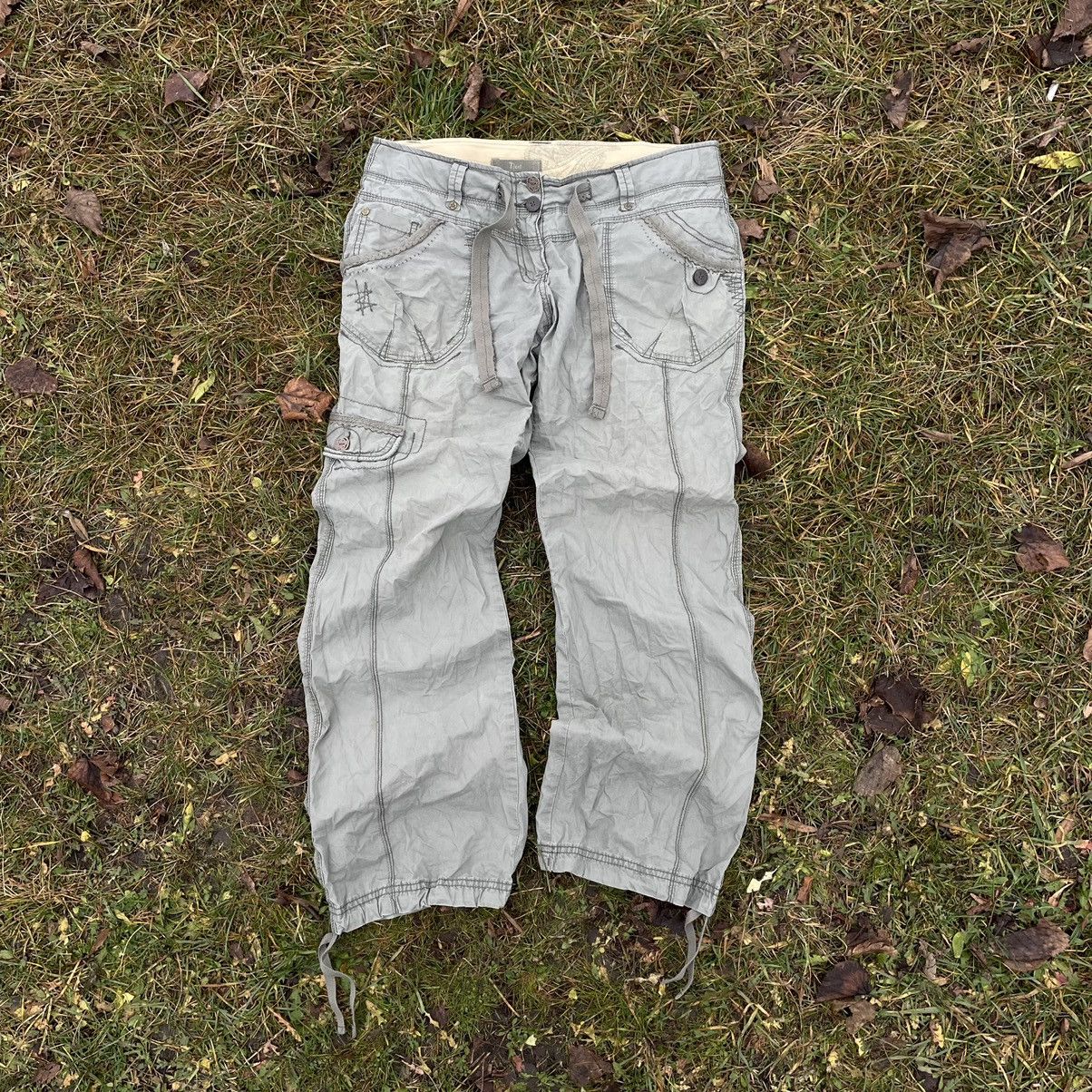 Vintage 90s Cargo Pants Multipocket Flared Tactical Bondage