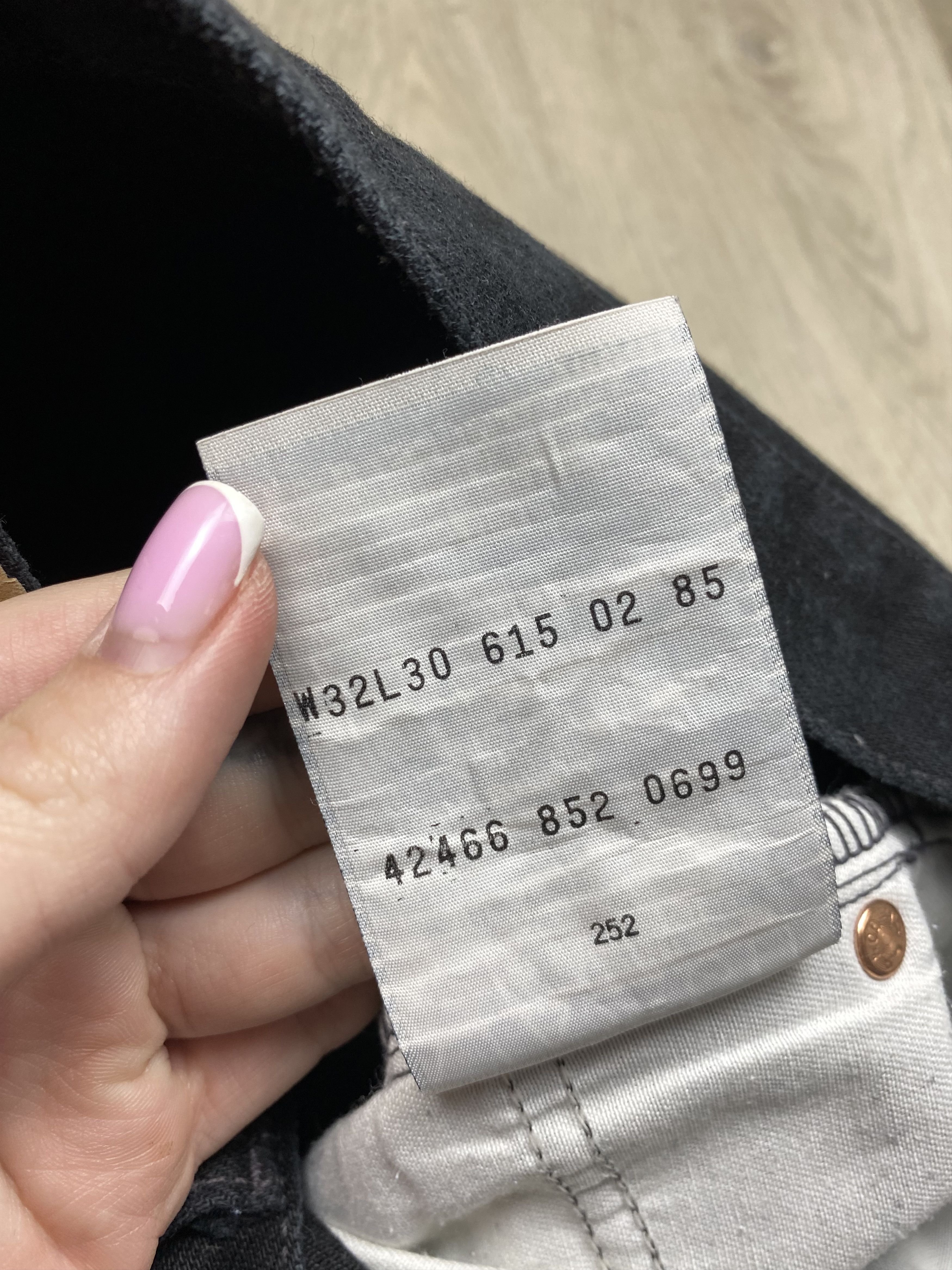 Levi's Levis 615 Orange Tab Black Denim Pants Jeans Size US 32 / EU 48 - 8 Thumbnail