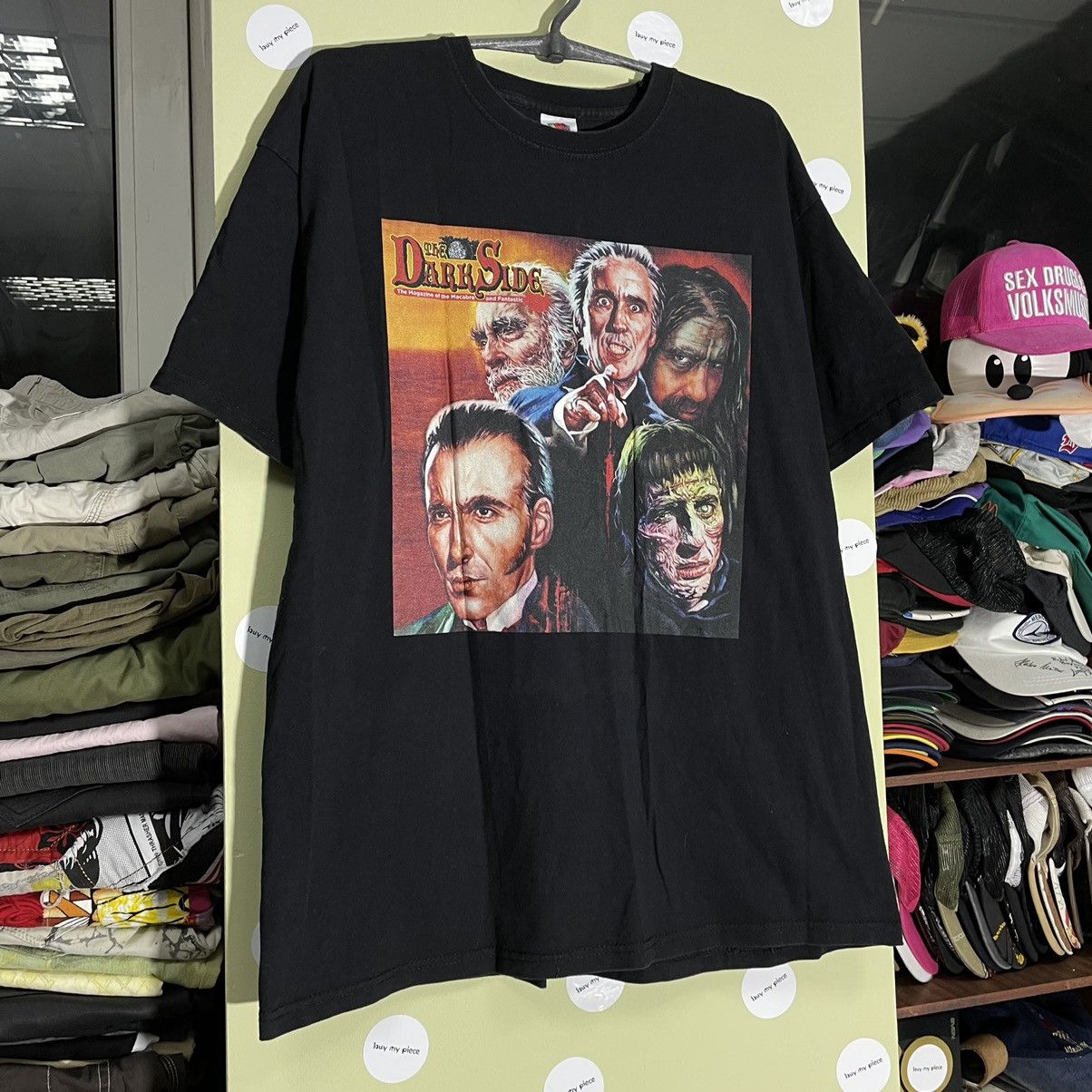 Vintage Vintage 90s Horror Graphic Tee Creepshow Skulls Black Wool L Size US L / EU 52-54 / 3 - 2 Thumbnail