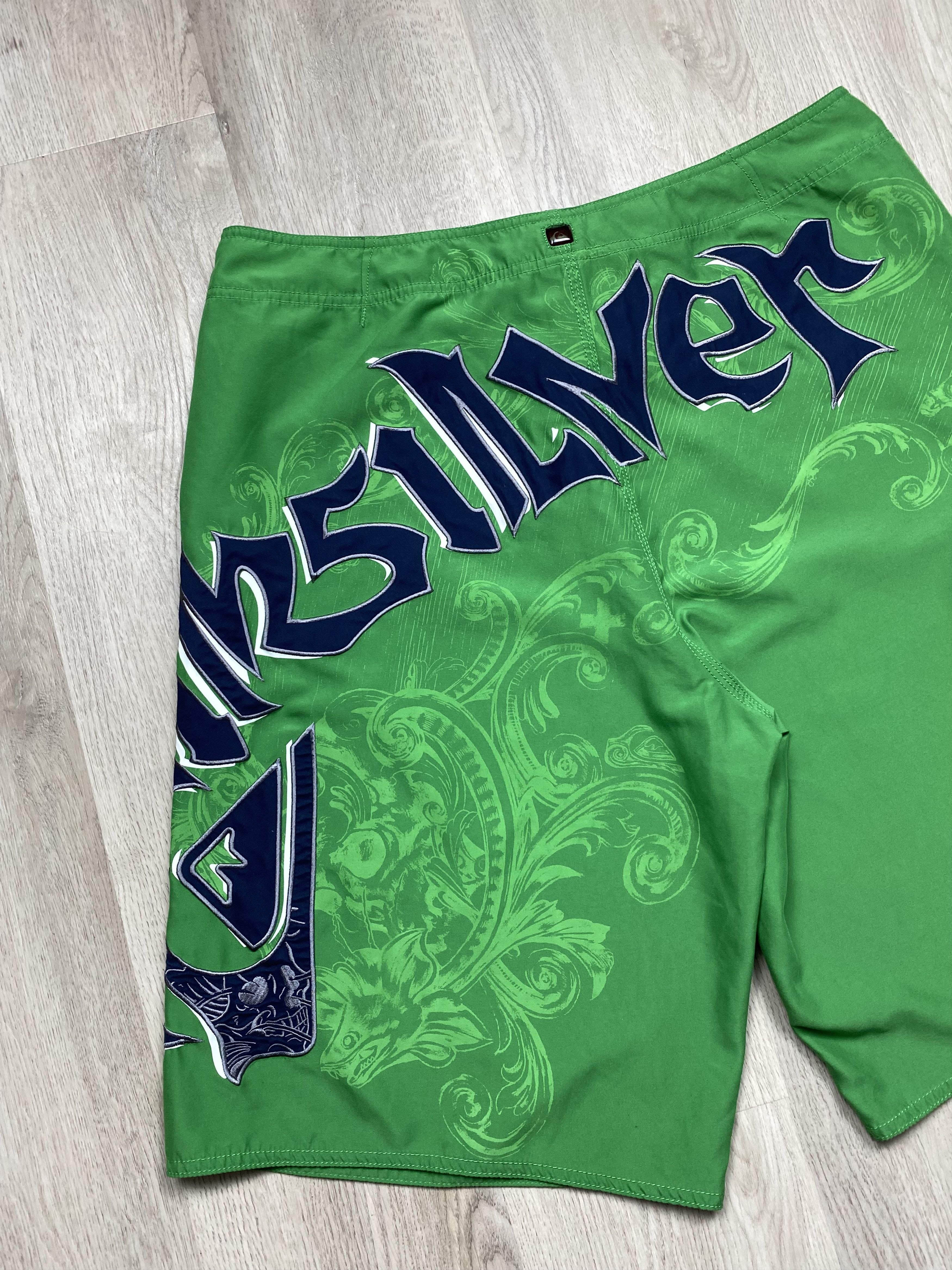 Quiksilver Quicksilver Vintage Mens Nylon Swimming Shorts Surf style Size US 34 / EU 50 - 9 Thumbnail