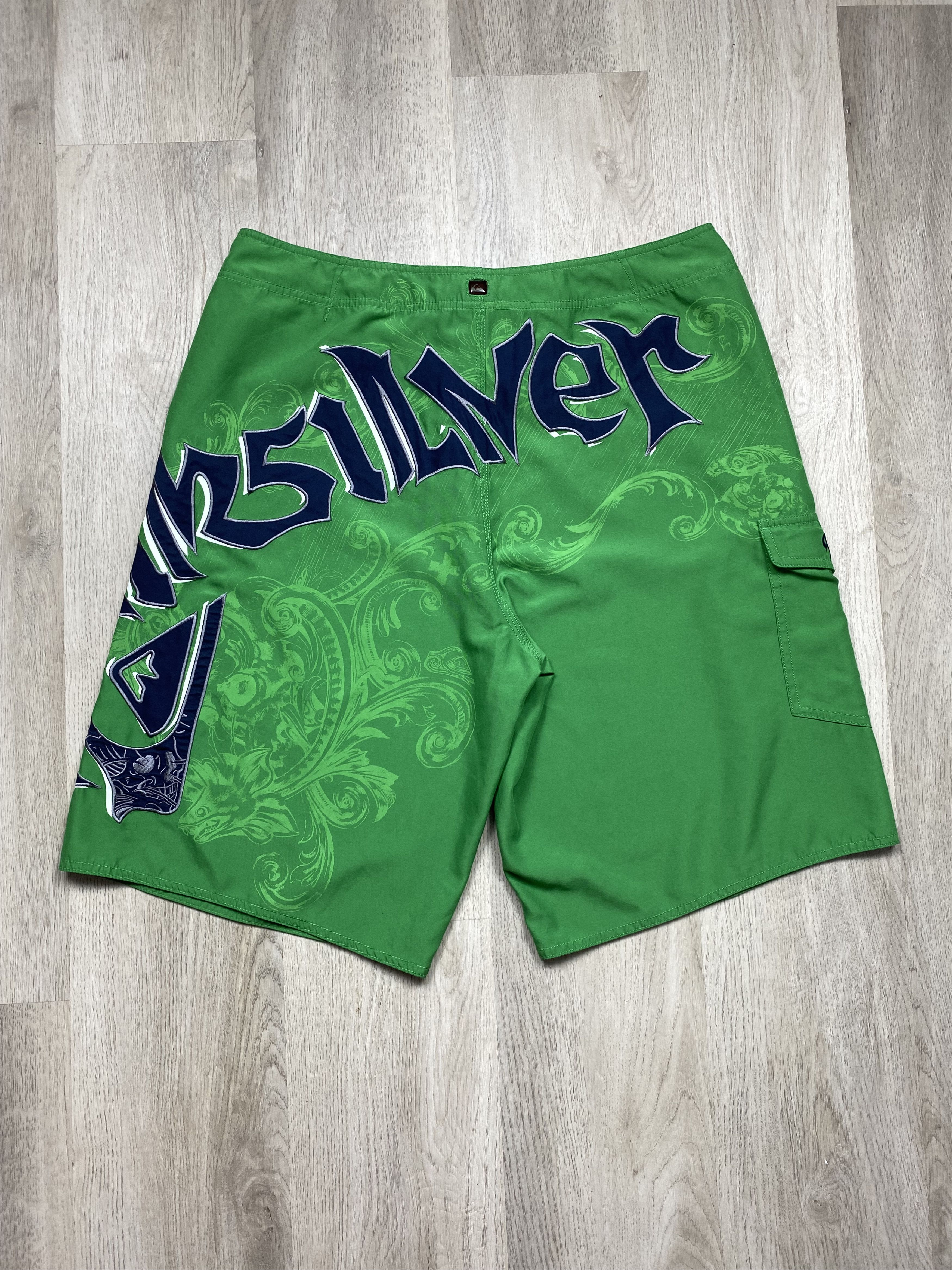 Quiksilver Quicksilver Vintage Mens Nylon Swimming Shorts Surf style Size US 34 / EU 50 - 8 Thumbnail
