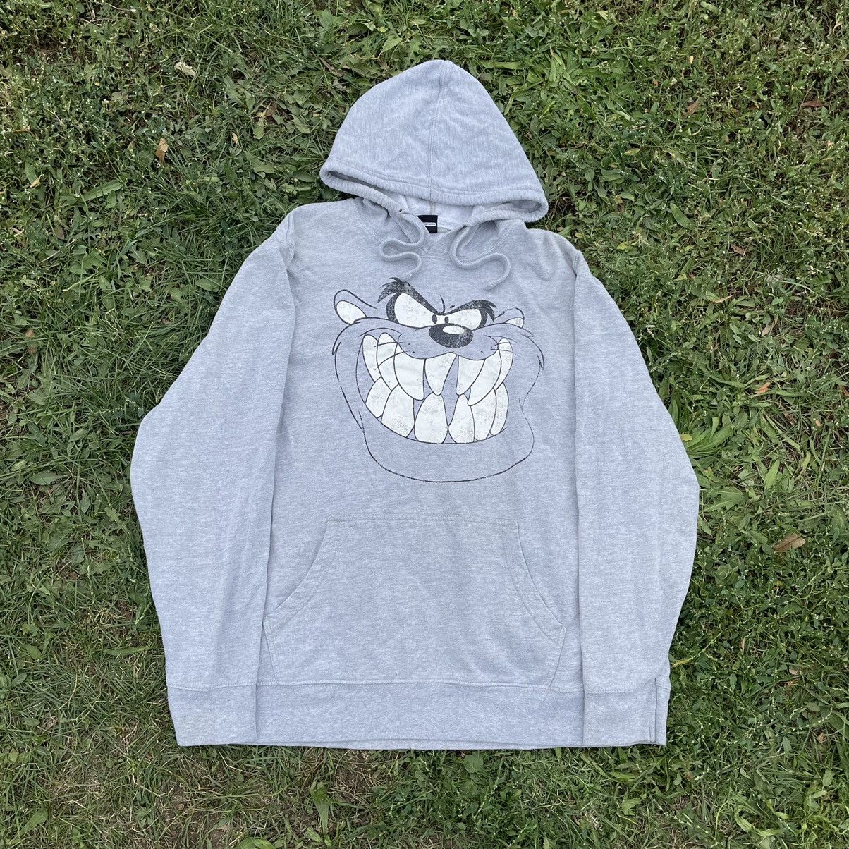 Vintage Vintage Y2K Warner Bros Tasmanian Devil Graphic Hoodie Stree Size US XL / EU 56 / 4 - 1 Thumbnail