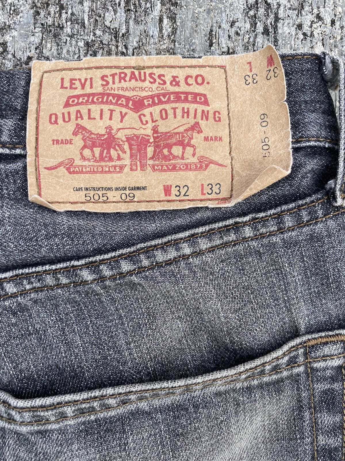 Levi's VINTAGE LEVIS 505 RAVE BALENCIAGA GORPCORE COWBOY PUNK ROCK Size US 32 / EU 48 - 6 Thumbnail