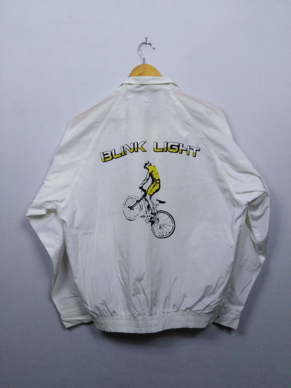 RARE VINTAGE BLINK LIGHT BICYCLE RUN JACKET