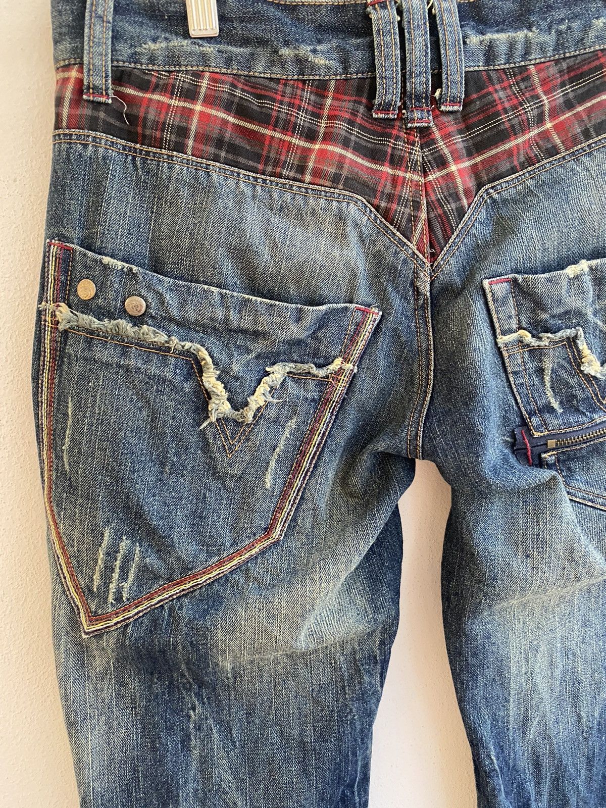 Japanese Brand JAPAN OIL CAKE HYBRID FLARE PUNK RAVE COWBOY KAPITAL TORNADO Size US 31 - 7 Thumbnail
