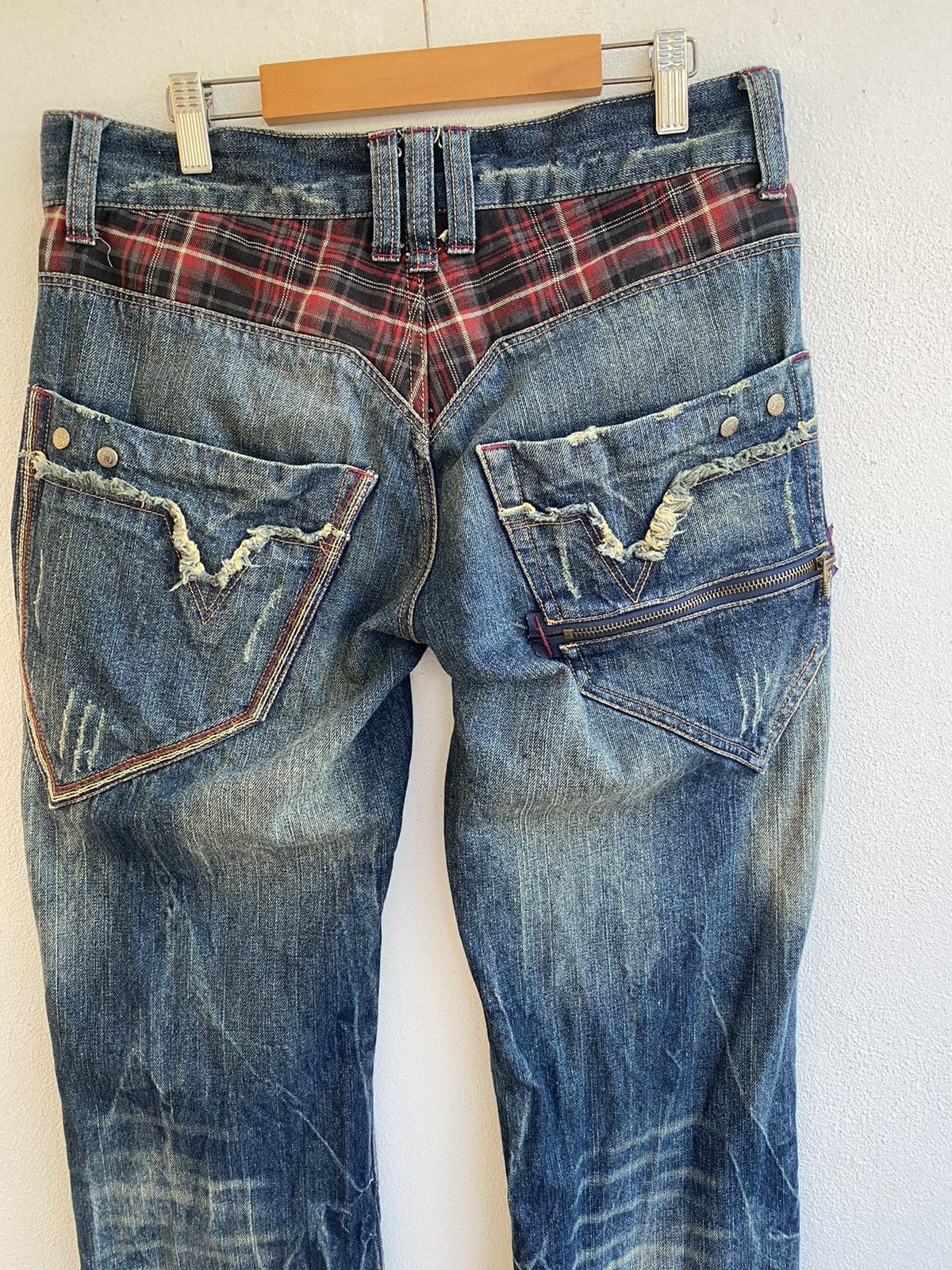 Japanese Brand JAPAN OIL CAKE HYBRID FLARE PUNK RAVE COWBOY KAPITAL TORNADO Size US 31 - 8 Thumbnail