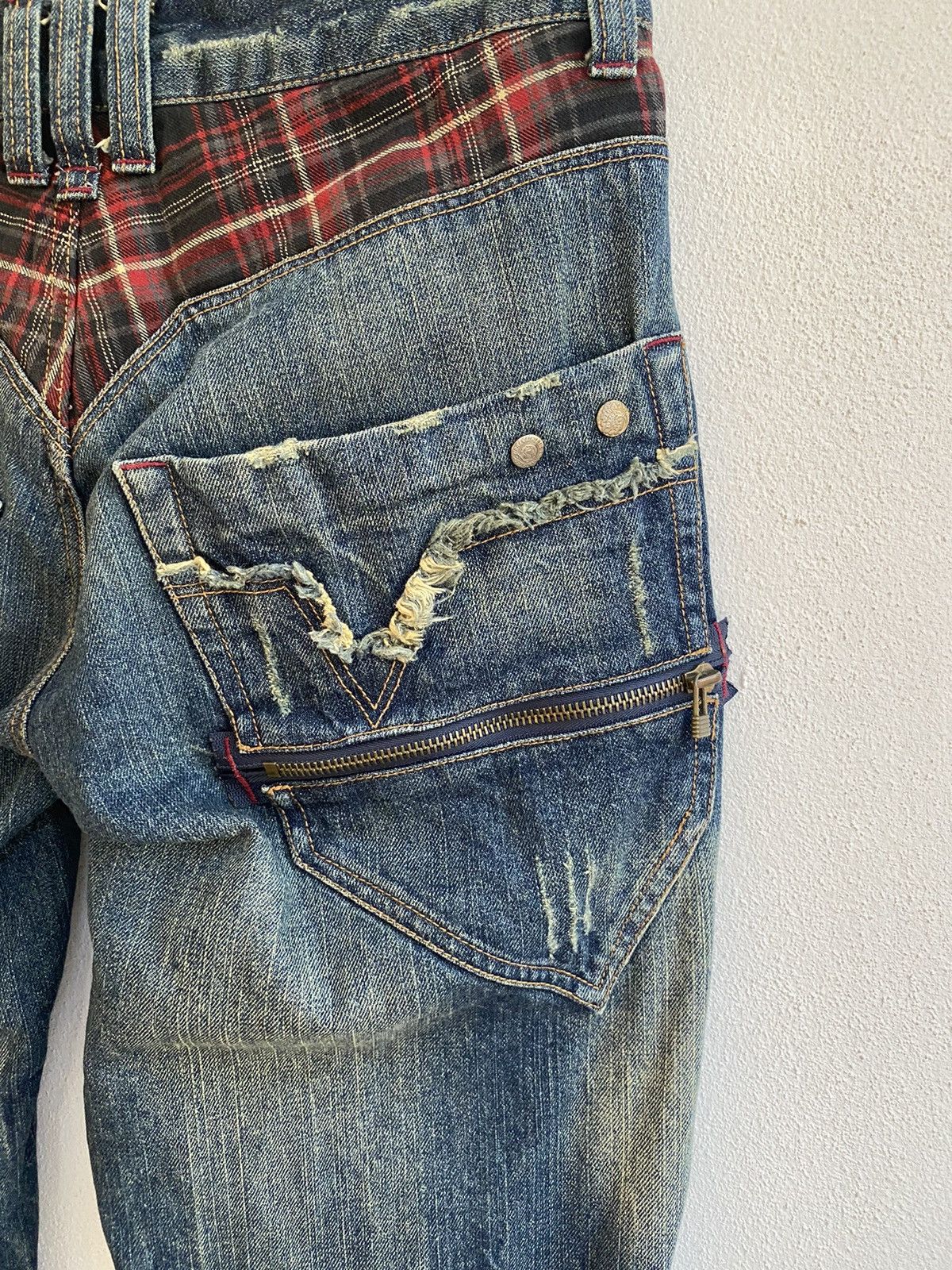 Japanese Brand JAPAN OIL CAKE HYBRID FLARE PUNK RAVE COWBOY KAPITAL TORNADO Size US 31 - 6 Thumbnail