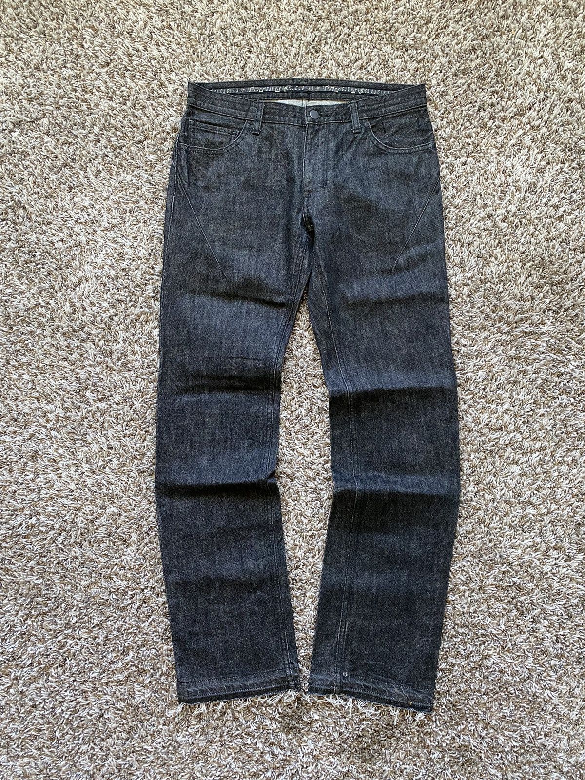 image of Number N Ine Number Nine Black Denim Jeans, Men's (Size 31)