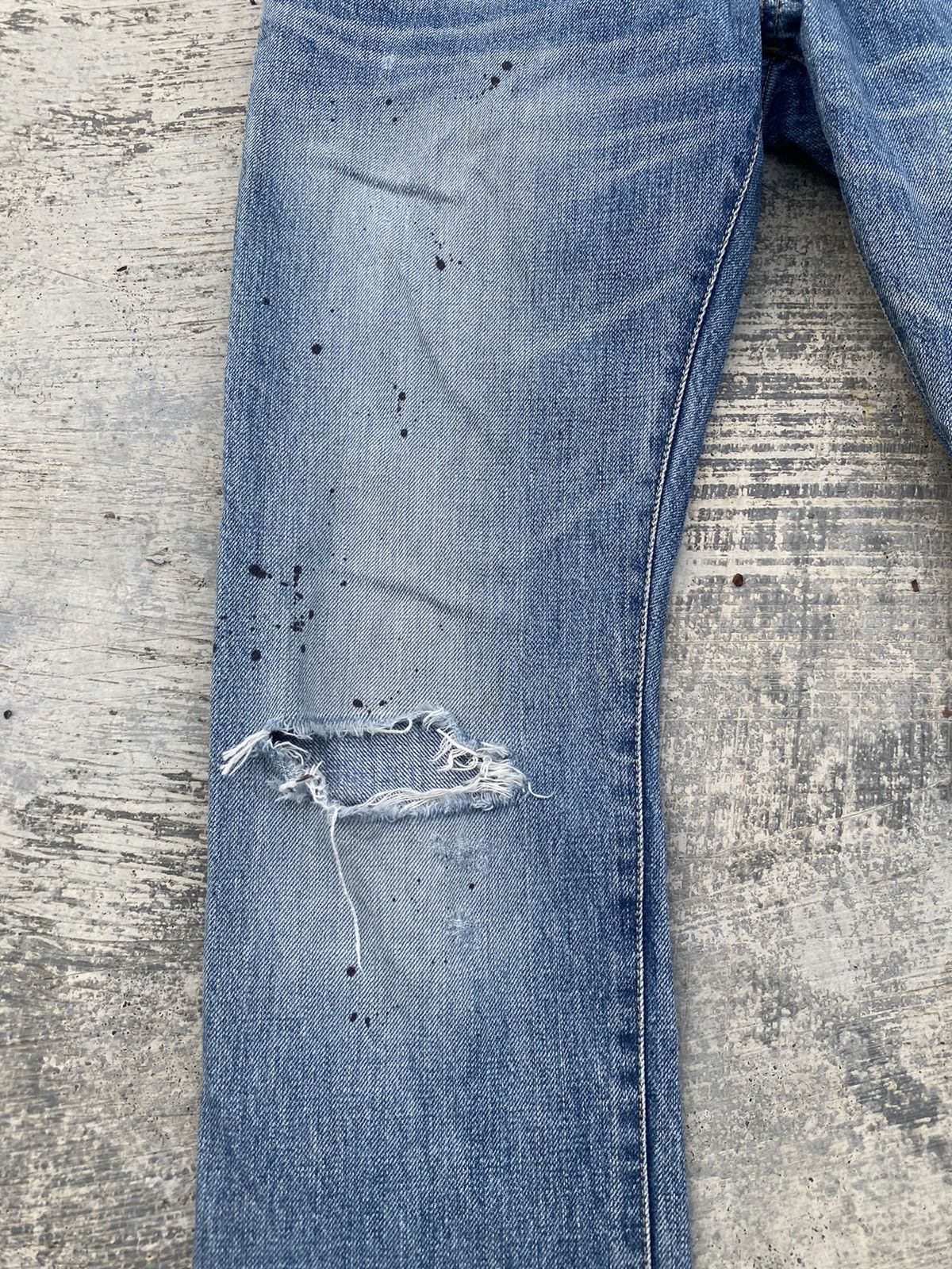 Attachment ATTACHMENT JAPAN DISTRESSED PAINT PUNK TORNADO GORPCORE RAVE Size US 29 - 7 Thumbnail