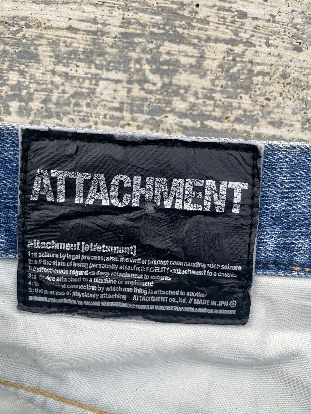 Attachment ATTACHMENT JAPAN DISTRESSED PAINT PUNK TORNADO GORPCORE RAVE Size US 29 - 4 Thumbnail