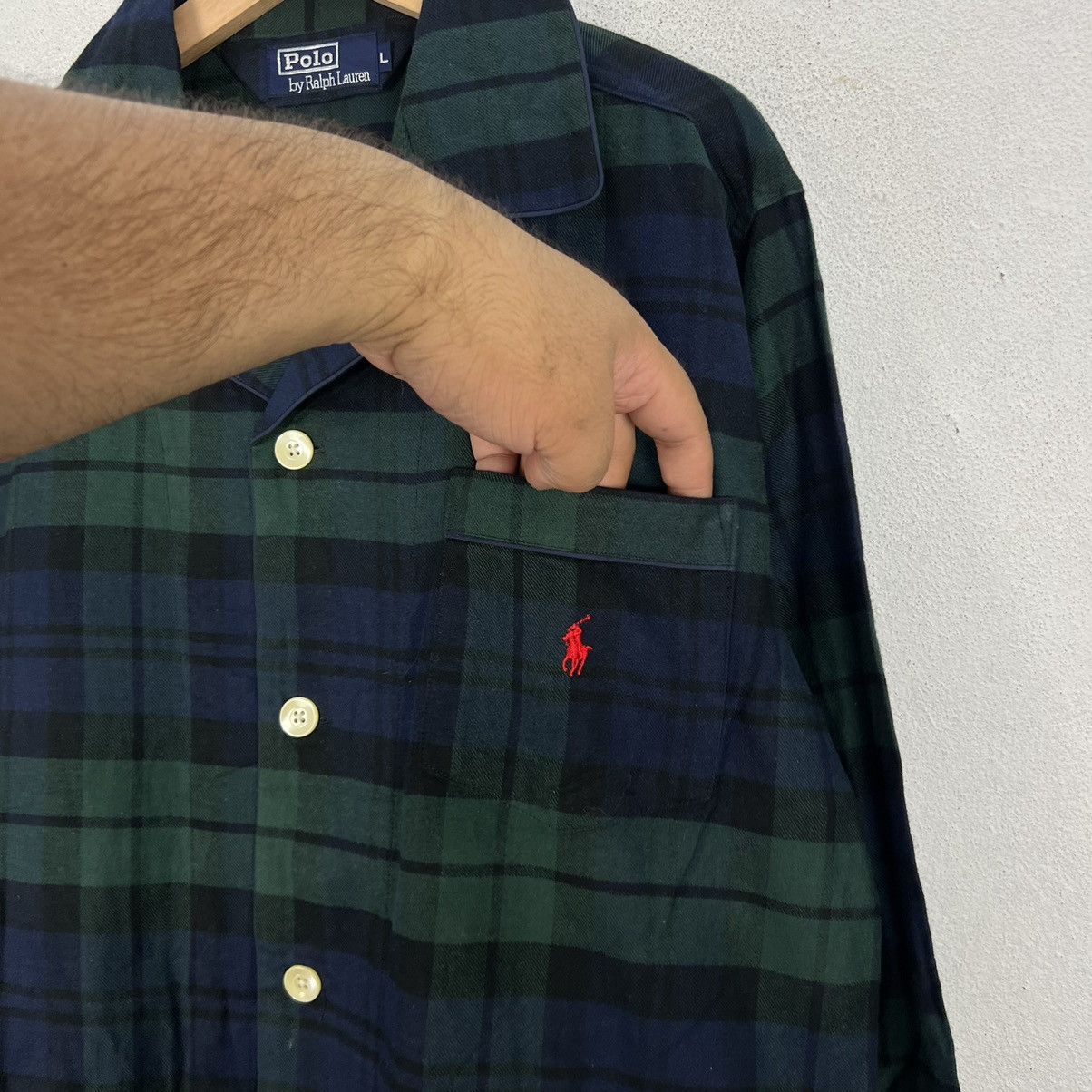 Polo Ralph Lauren TARTAN DESIGN RARE STYLE POLO RALPH LAUREN Size US L / EU 52-54 / 3 - 7 Thumbnail