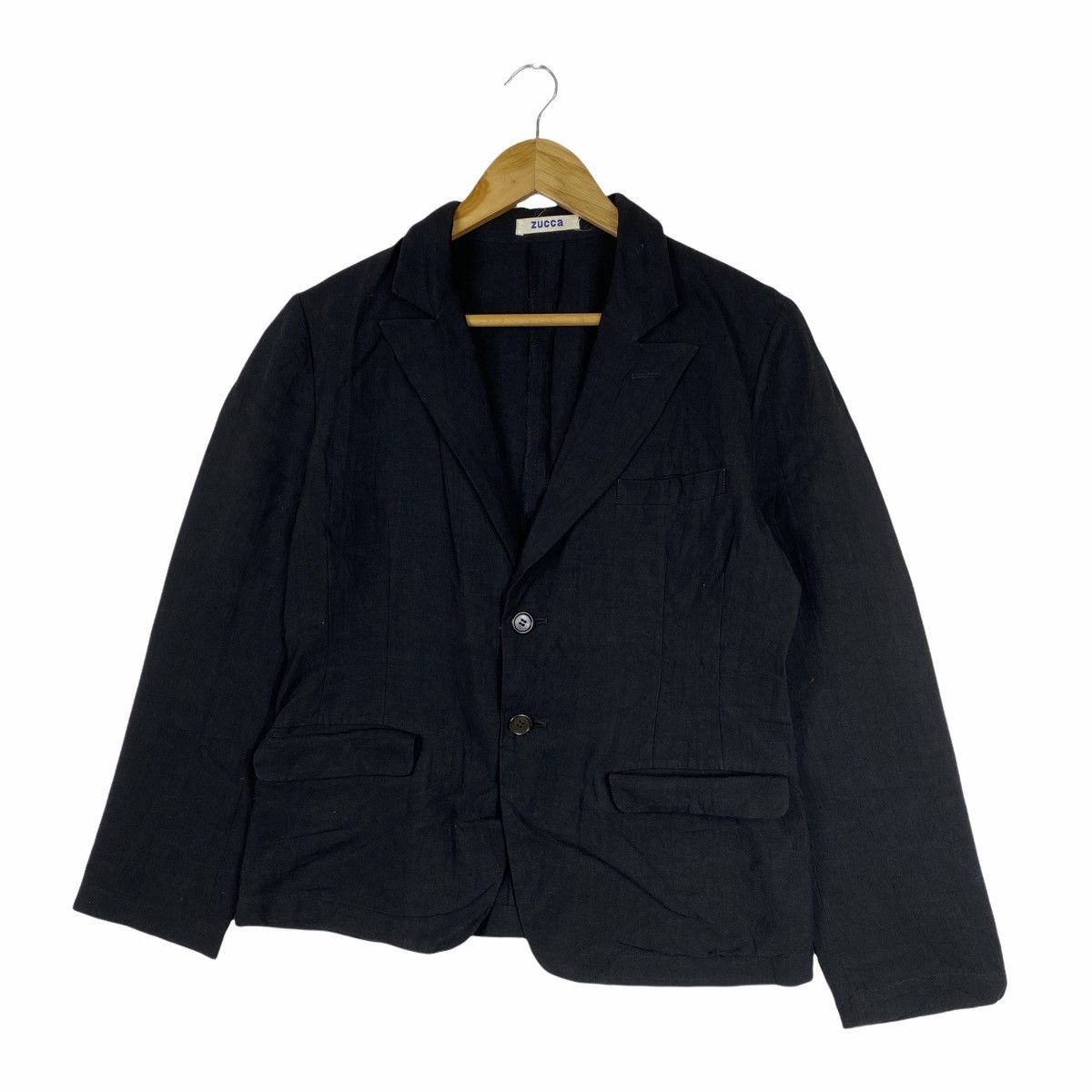 CABANE de ZUCCa × Vintage Vintage CABANE DE ZUCCA Blazer Coats Jacket Size 34S - 4 Thumbnail