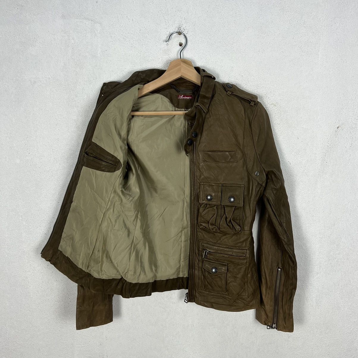 Avirex VINTAGE RIDER PARACHUTE BIKER JACKET AVIREX MILITARY STYLE Size US S / EU 44-46 / 1 - 11 Thumbnail