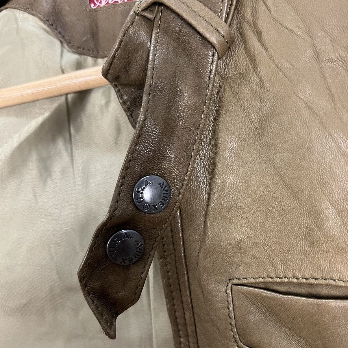Avirex VINTAGE RIDER PARACHUTE BIKER JACKET AVIREX MILITARY STYLE Size US S / EU 44-46 / 1 - 14 Thumbnail