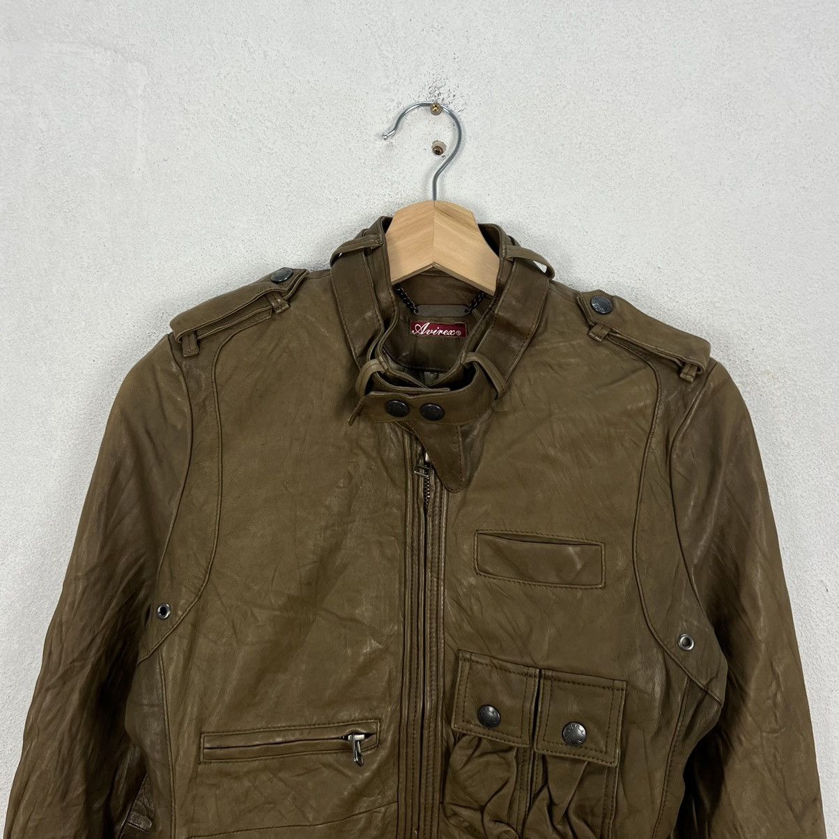 Avirex VINTAGE RIDER PARACHUTE BIKER JACKET AVIREX MILITARY STYLE Size US S / EU 44-46 / 1 - 3 Thumbnail