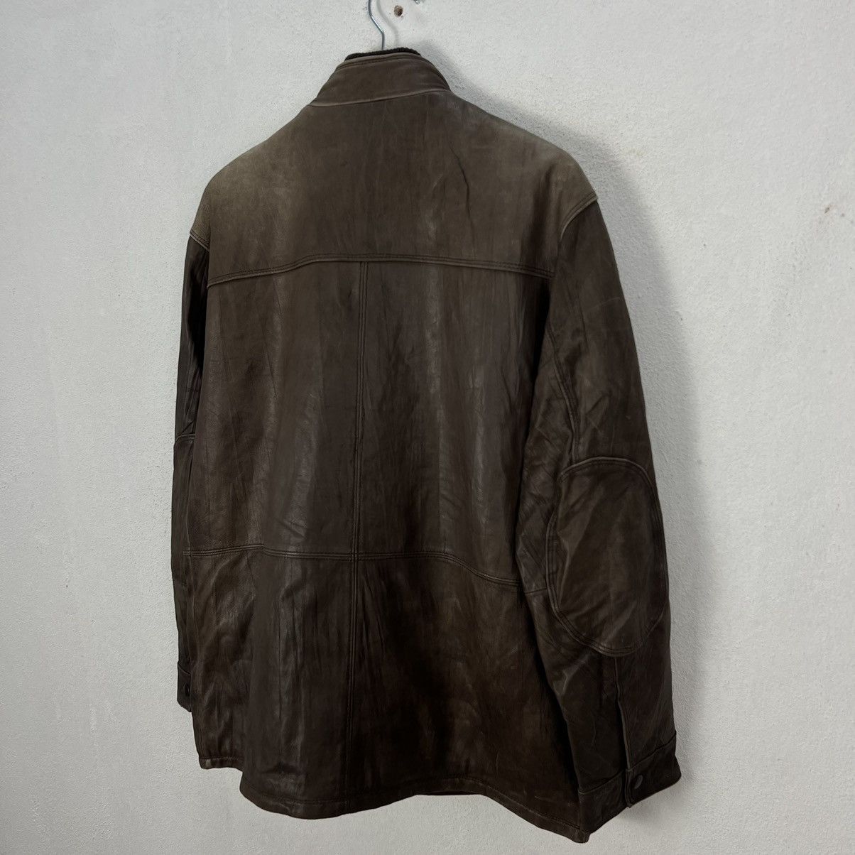 Japanese Brand VINTAGE PICCOLO NEGOZIO COLLEZIONE UOMO LEATHER JACKET Size US M / EU 48-50 / 2 - 9 Thumbnail