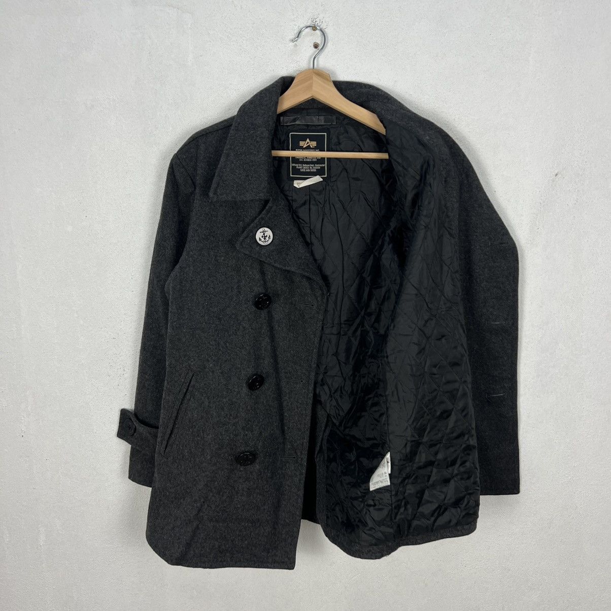 Alpha Industries VINTAGE ALPHA INDUSTRIES INC WOOL JACKET Size US M / EU 48-50 / 2 - 12 Thumbnail
